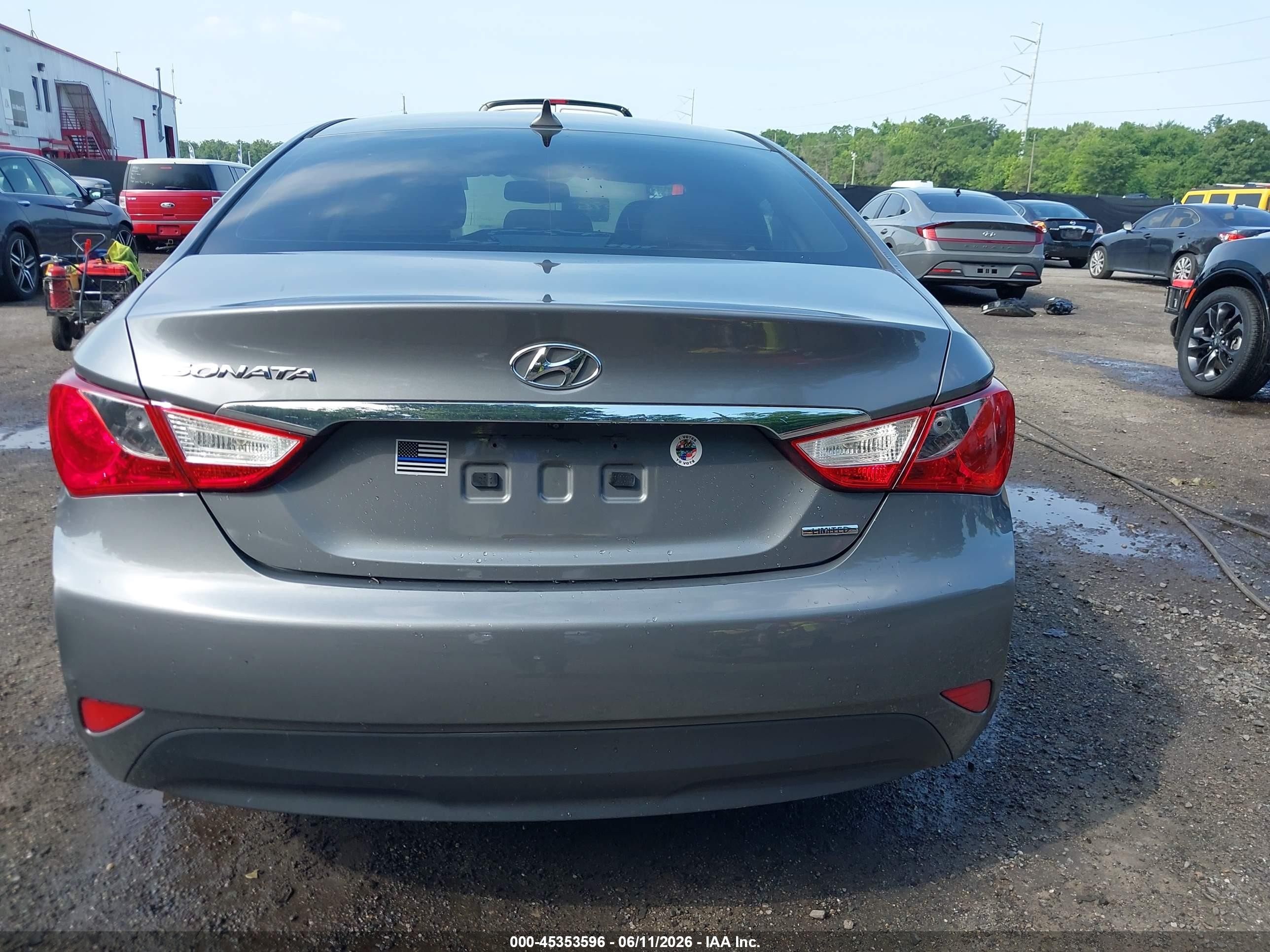 2014 Hyundai Sonata Limited Gray vin: 5NPEC4AC8EH900782