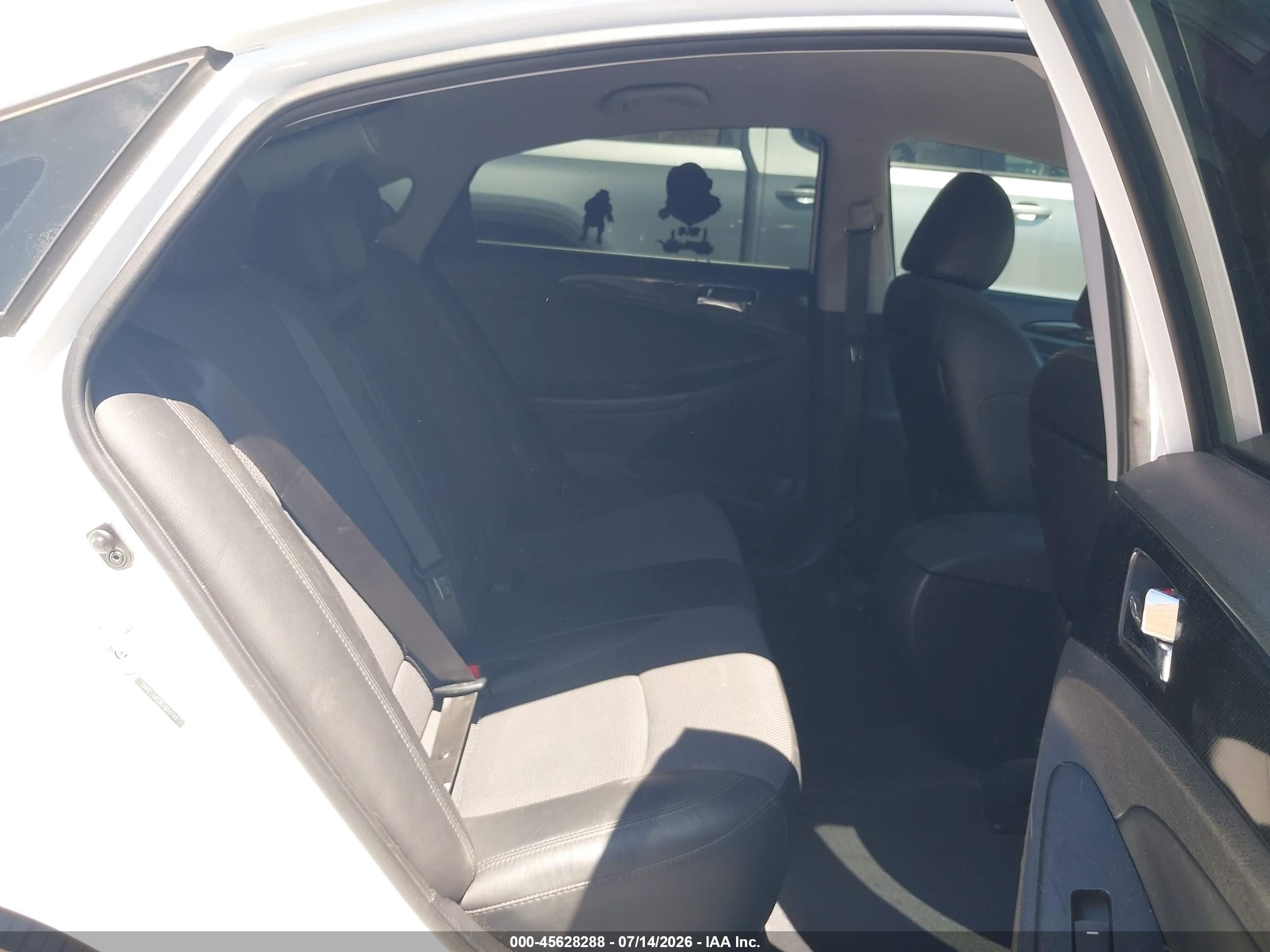 2014 Hyundai Sonata Se White vin: 5NPEC4AC8EH914195