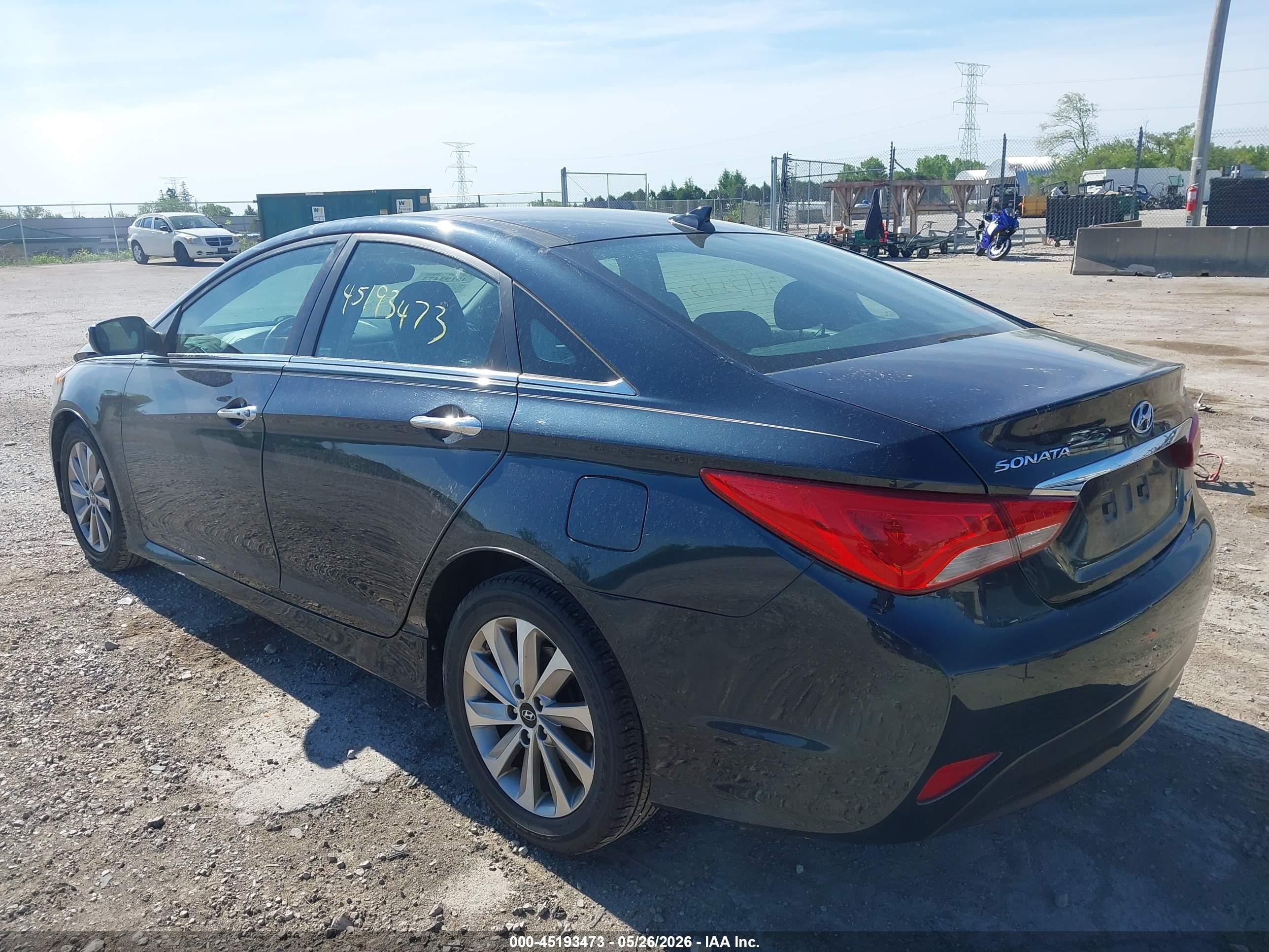 2014 Hyundai Sonata Limited Black vin: 5NPEC4AC8EH929537