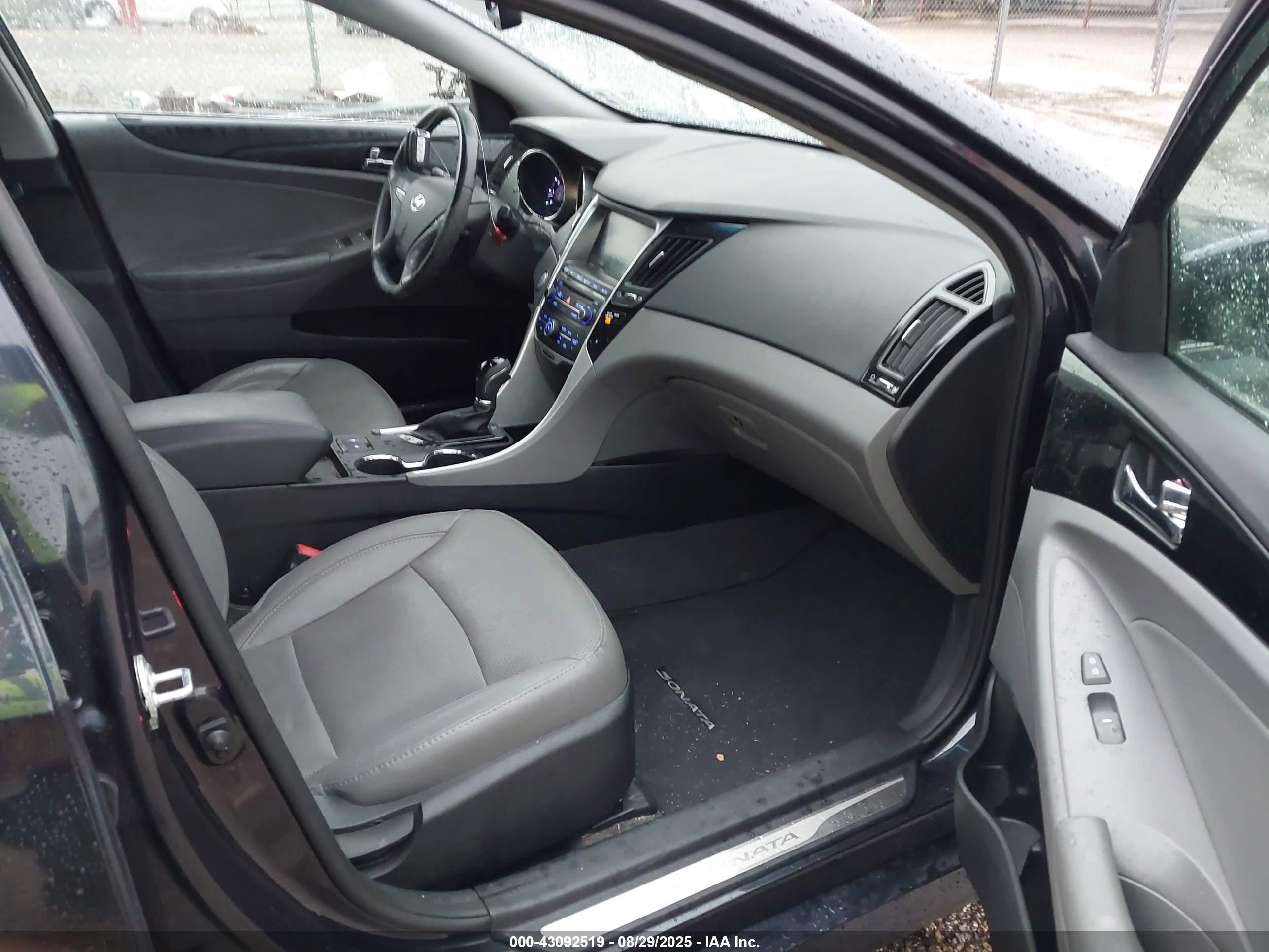 2014 Hyundai Sonata Limited Dark Blue vin: 5NPEC4AC8EH939243