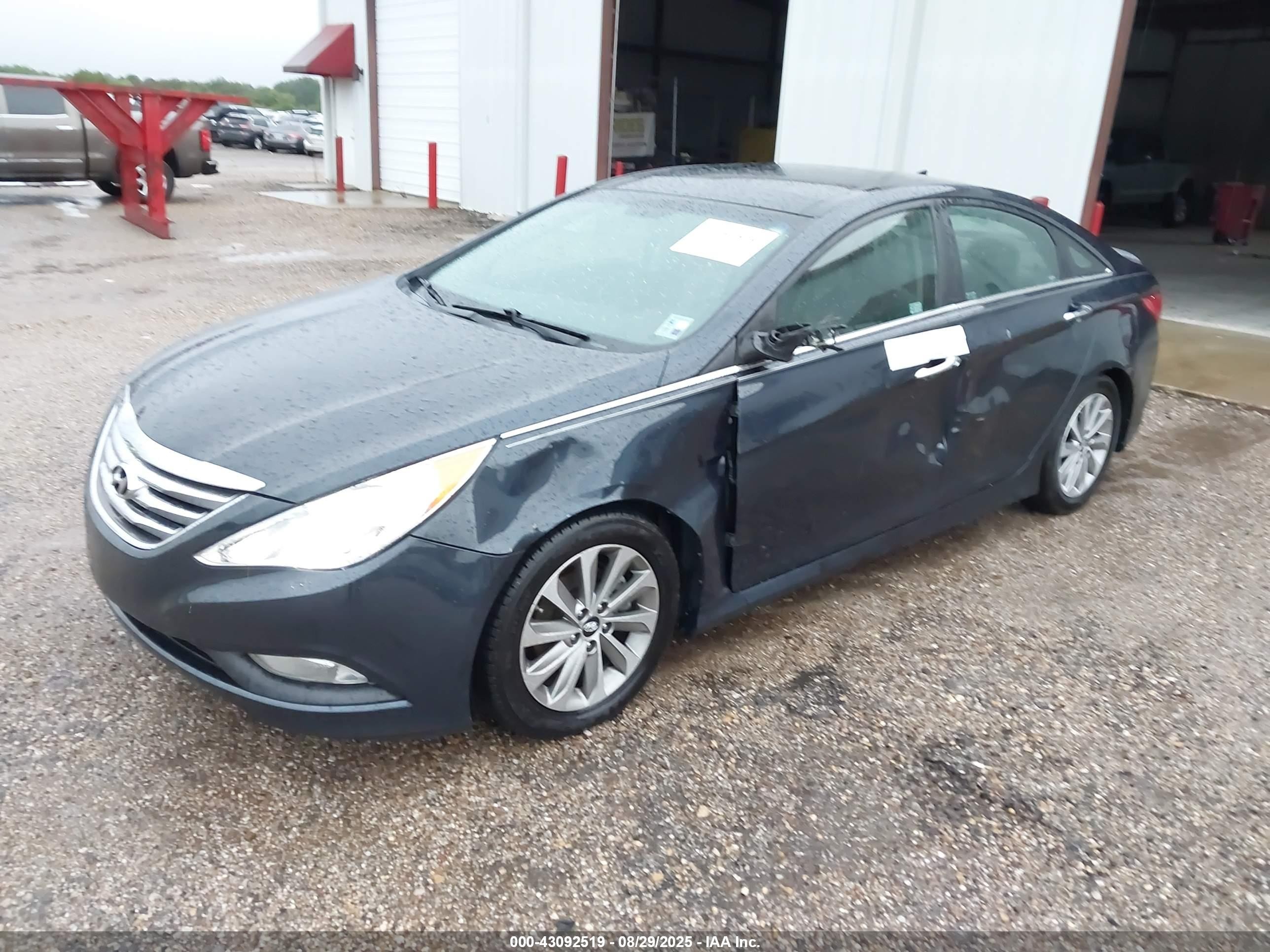 2014 Hyundai Sonata Limited Dark Blue vin: 5NPEC4AC8EH939243