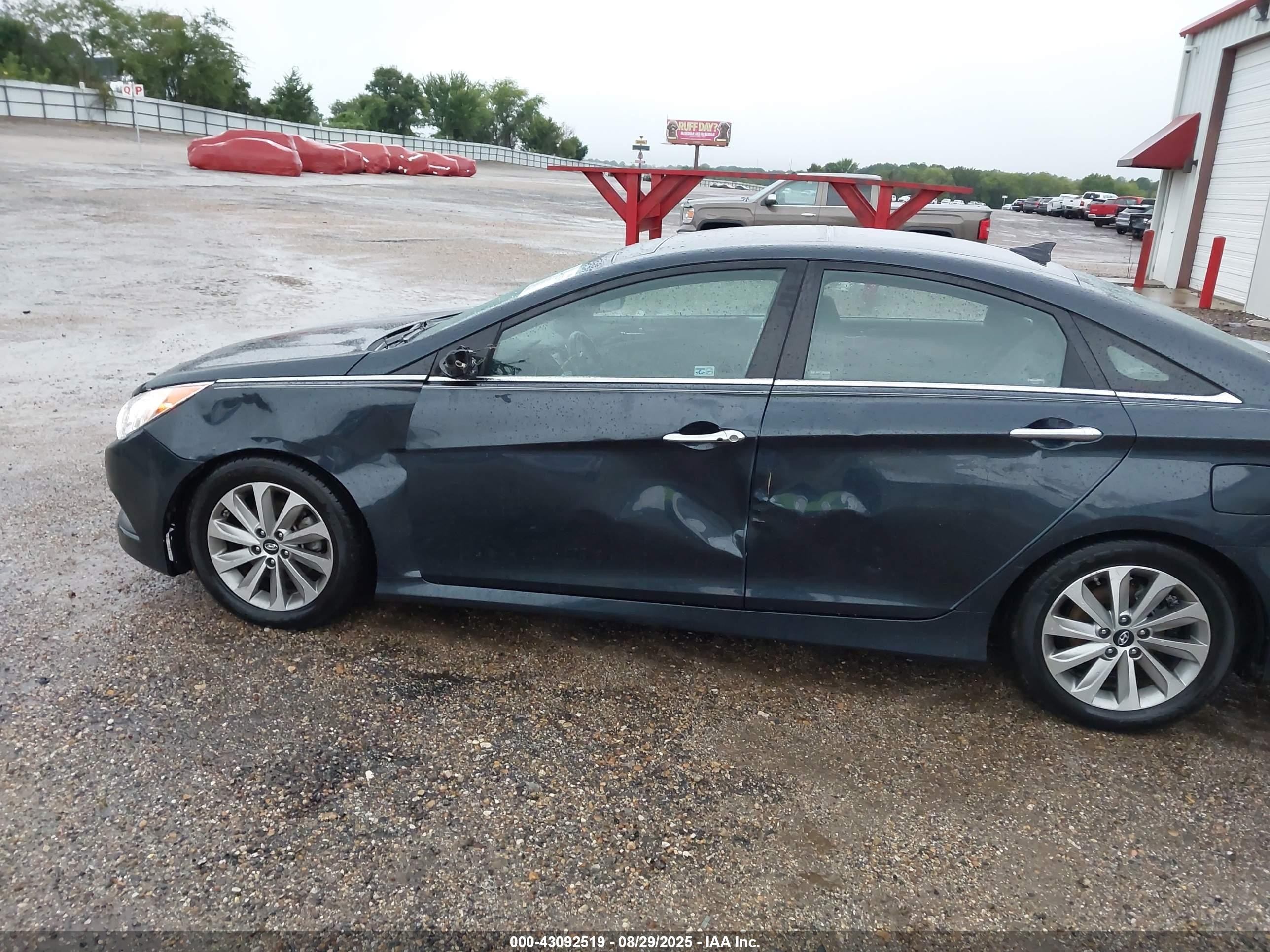 2014 Hyundai Sonata Limited Dark Blue vin: 5NPEC4AC8EH939243