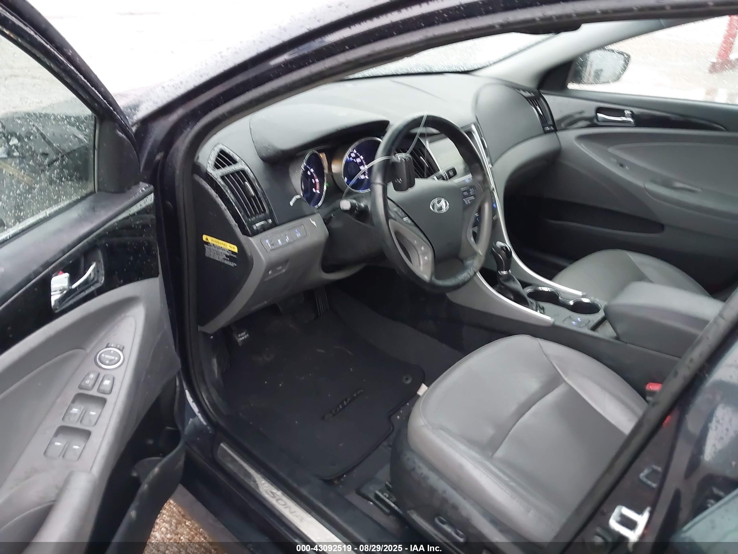 2014 Hyundai Sonata Limited Dark Blue vin: 5NPEC4AC8EH939243