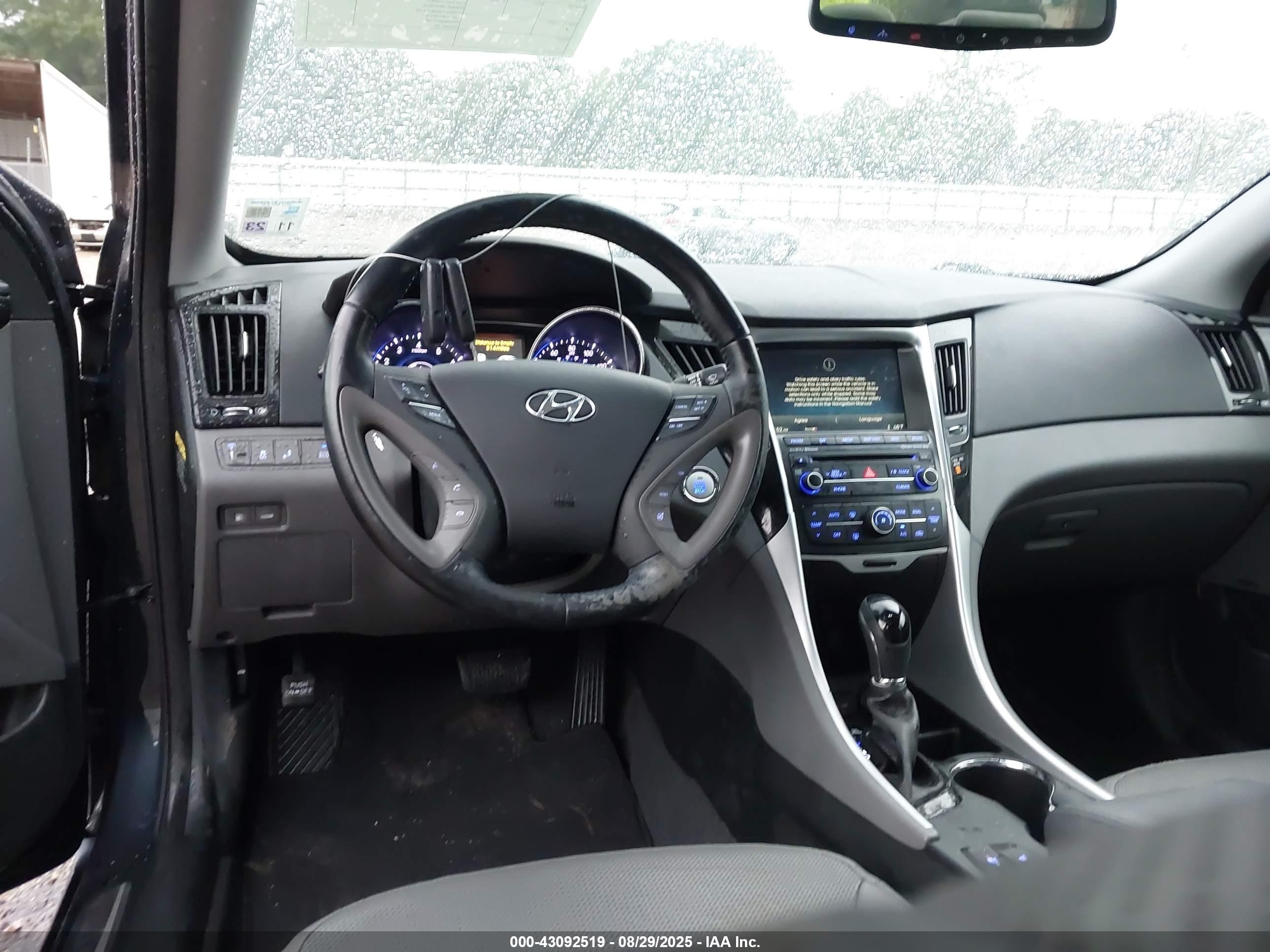 2014 Hyundai Sonata Limited Dark Blue vin: 5NPEC4AC8EH939243
