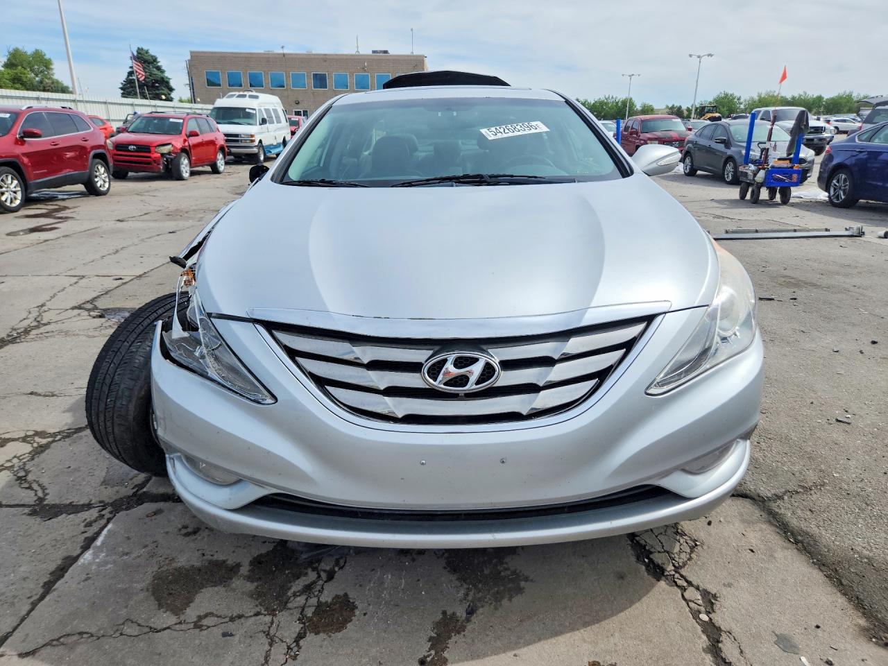 2011 Hyundai Sonata Limited Silver vin: 5NPEC4AC9BH007659
