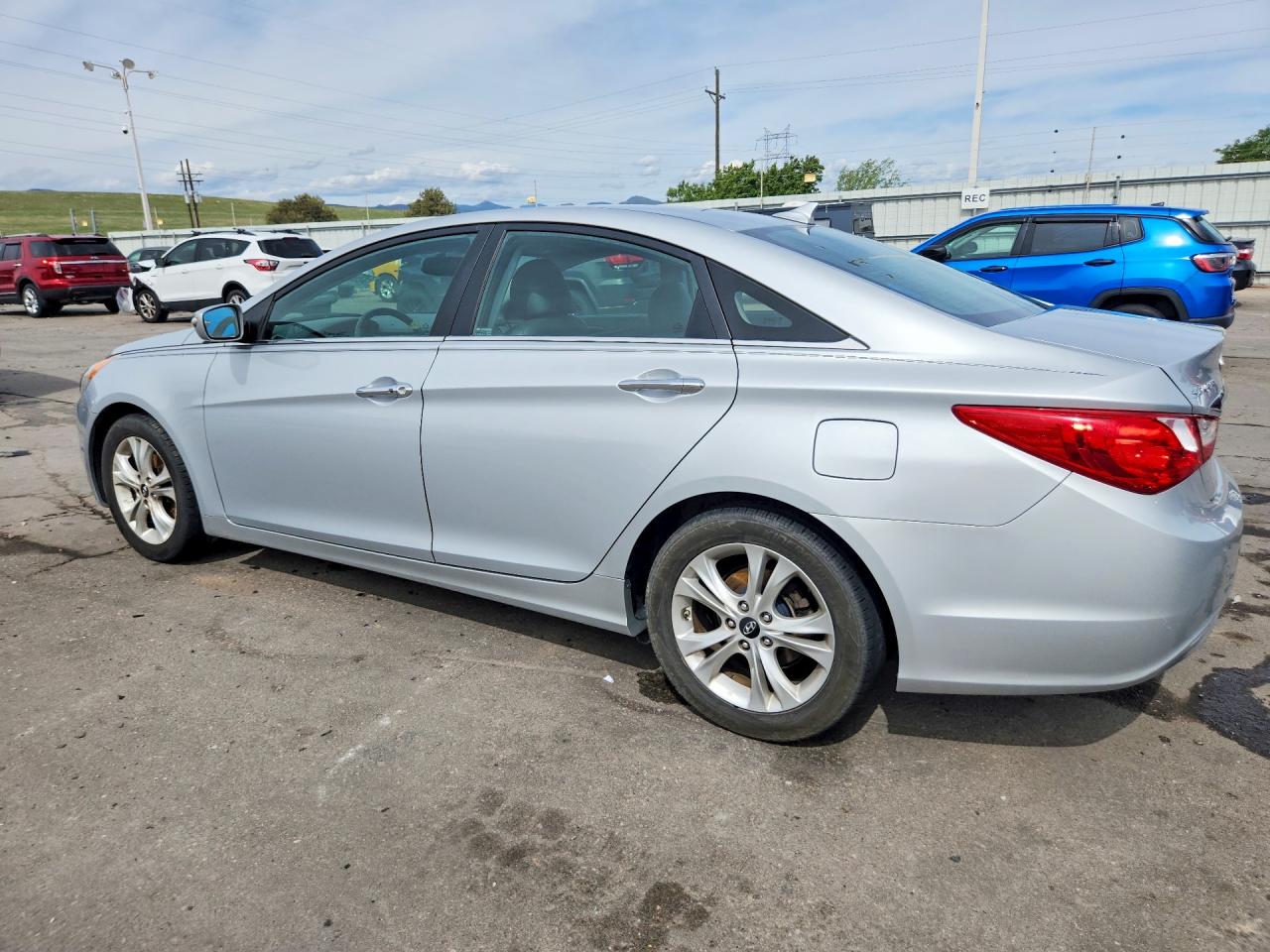 2011 Hyundai Sonata Limited Silver vin: 5NPEC4AC9BH007659