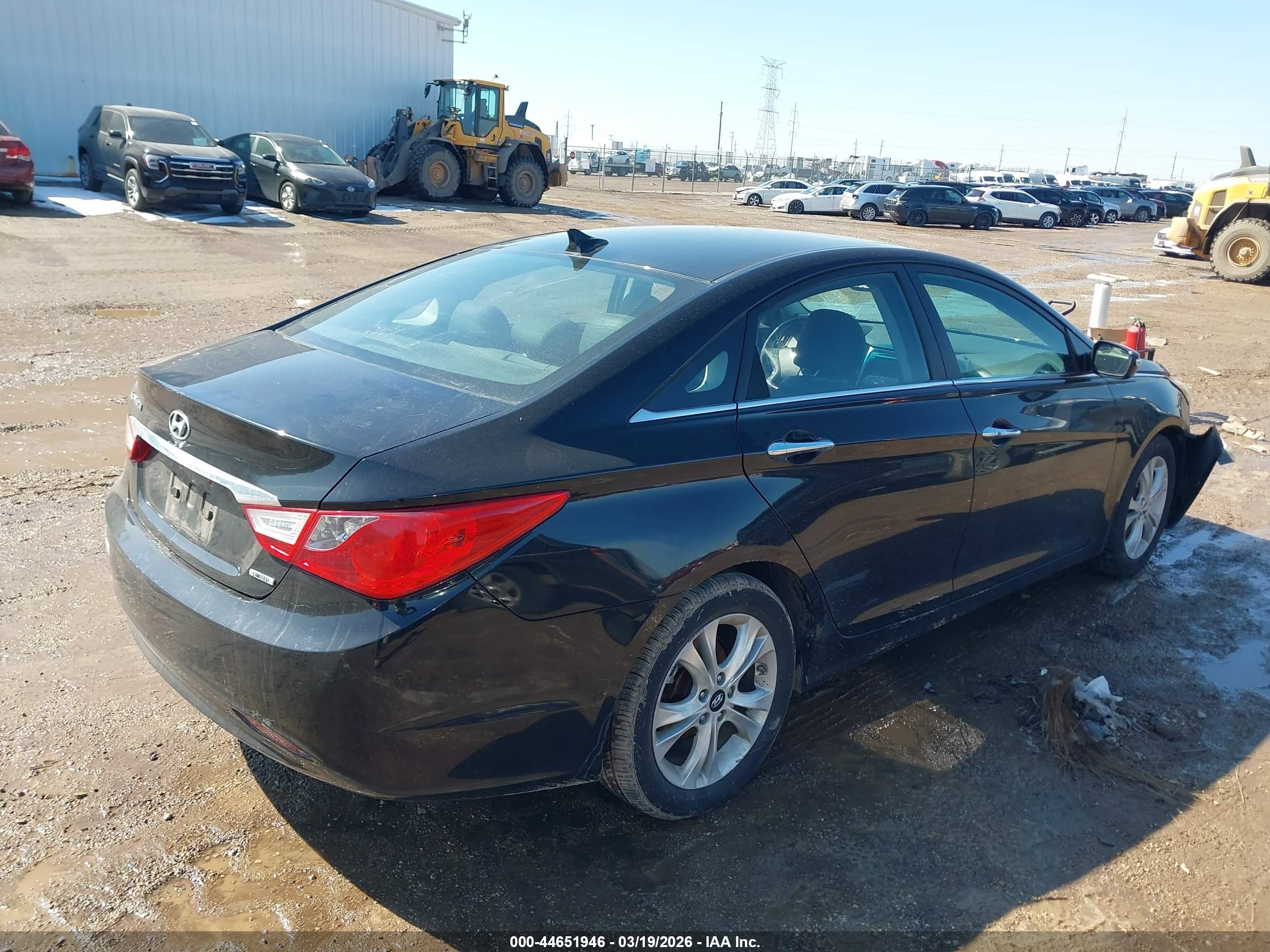 2011 Hyundai Sonata Ltd Black vin: 5NPEC4AC9BH015650