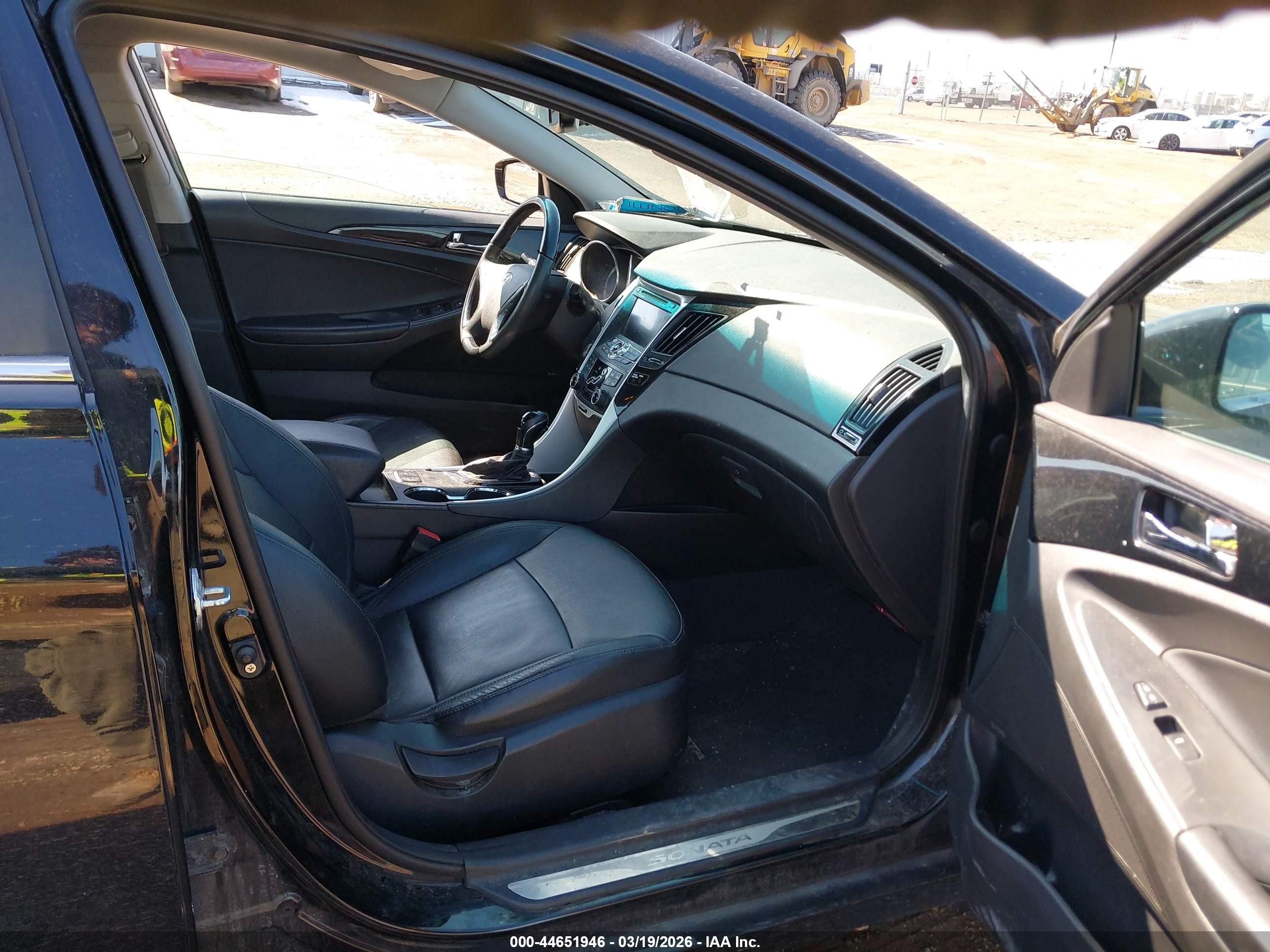 2011 Hyundai Sonata Ltd Black vin: 5NPEC4AC9BH015650