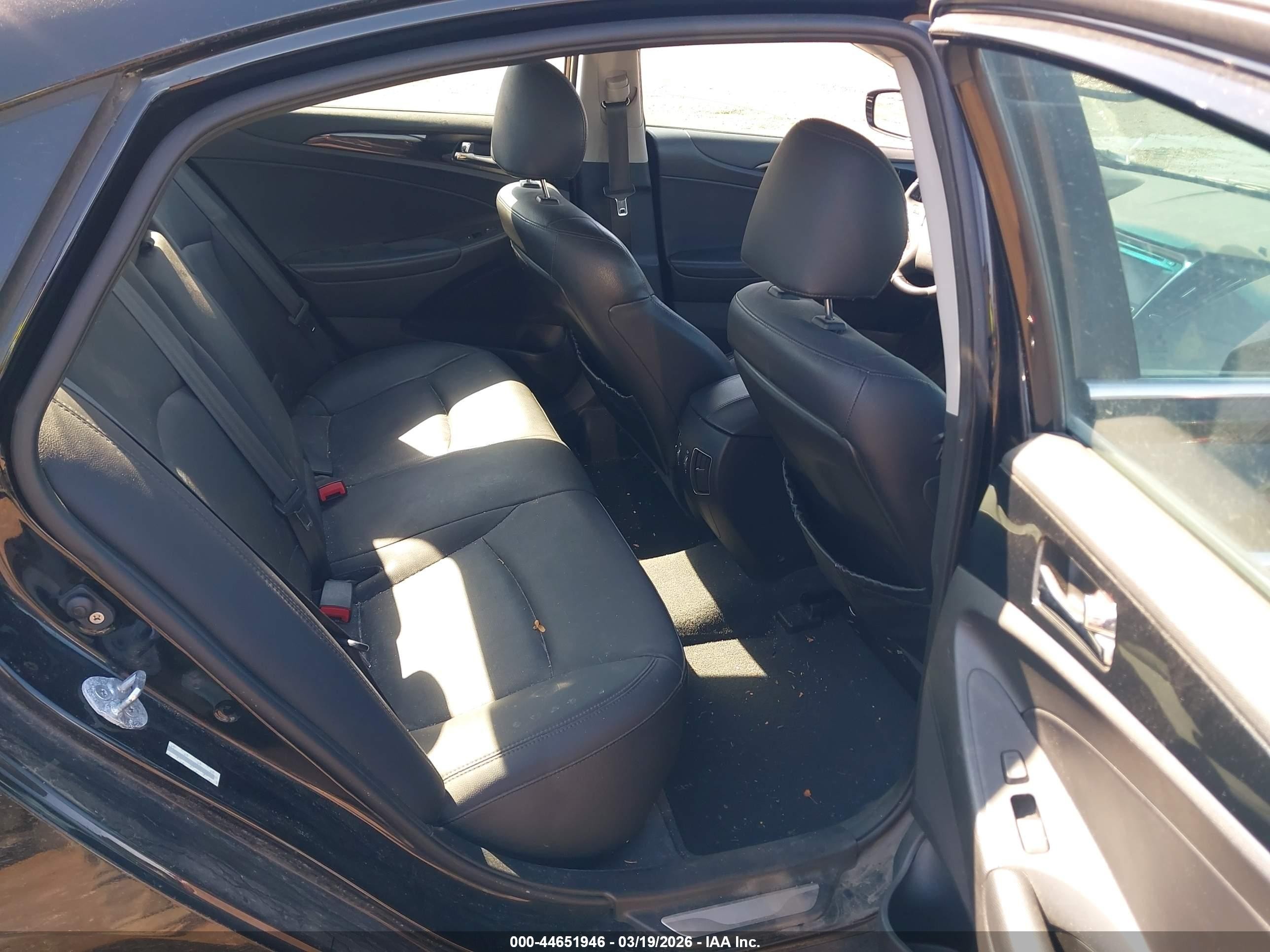 2011 Hyundai Sonata Ltd Black vin: 5NPEC4AC9BH015650