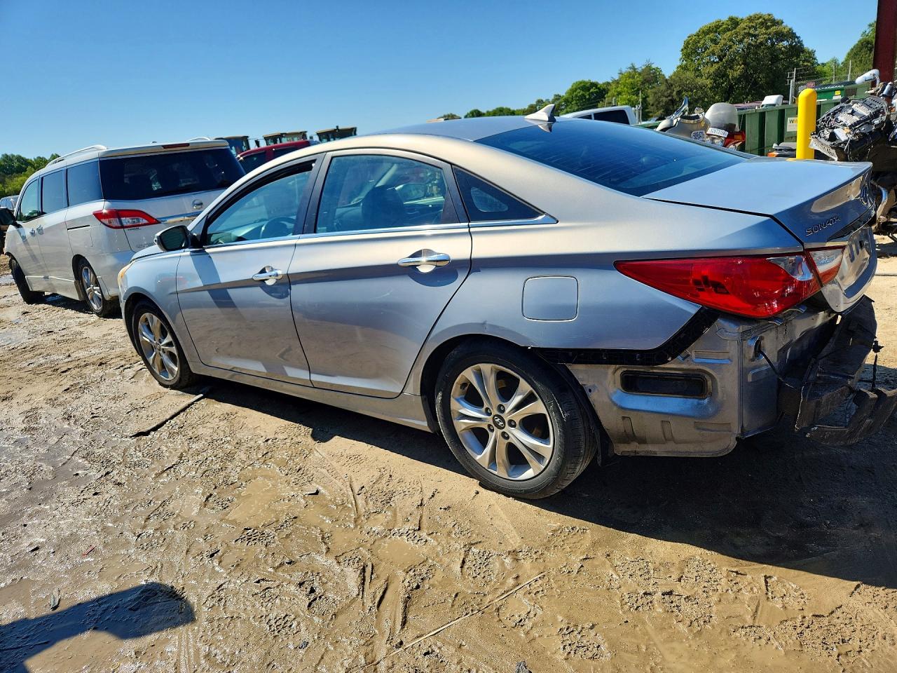 2011 Hyundai Sonata Limited Blue vin: 5NPEC4AC9BH021478