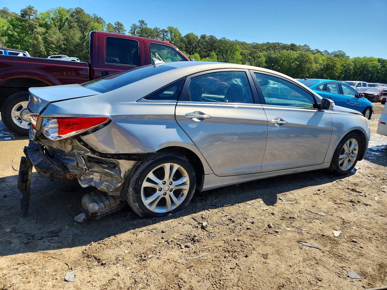2011 Hyundai Sonata Limited Blue vin: 5NPEC4AC9BH021478