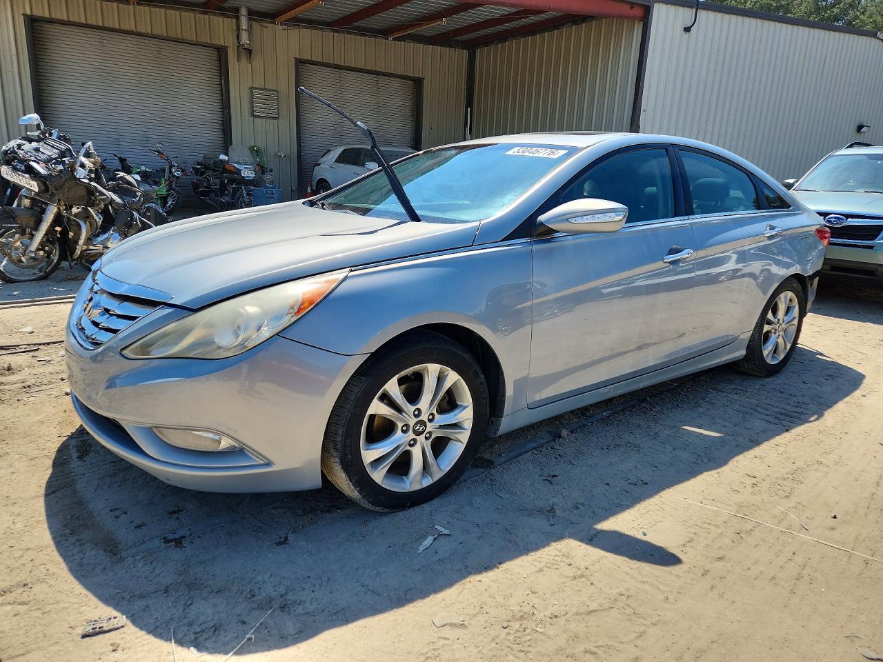 2011 Hyundai Sonata Limited Blue vin: 5NPEC4AC9BH021478