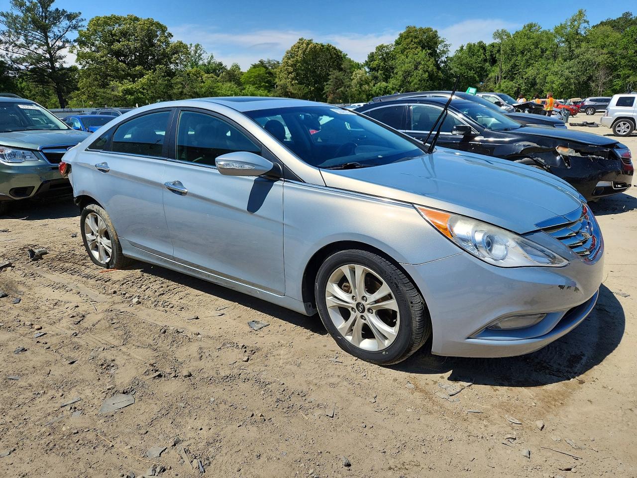 2011 Hyundai Sonata Limited Blue vin: 5NPEC4AC9BH021478