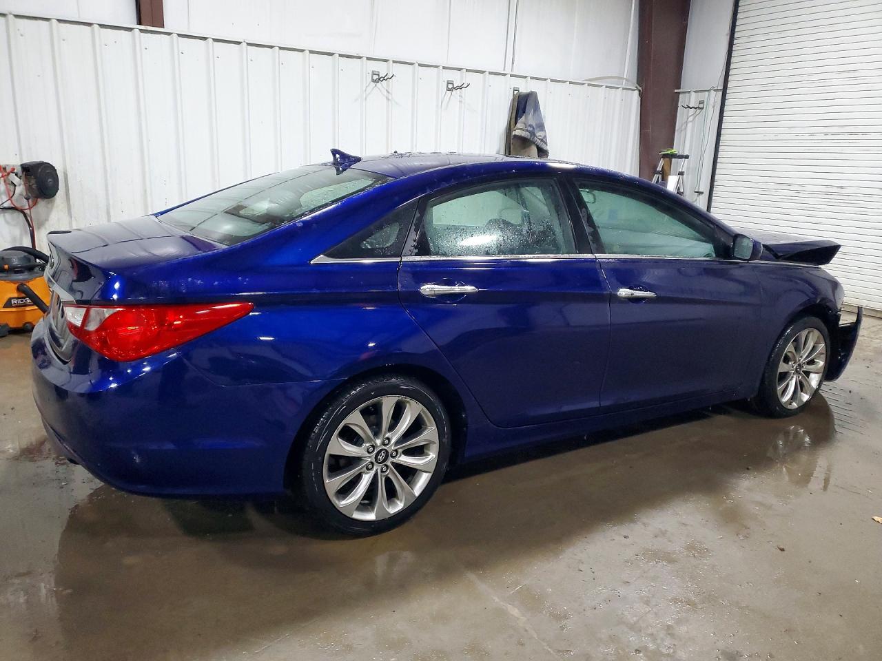 2011 Hyundai Sonata Se Blue vin: 5NPEC4AC9BH034019