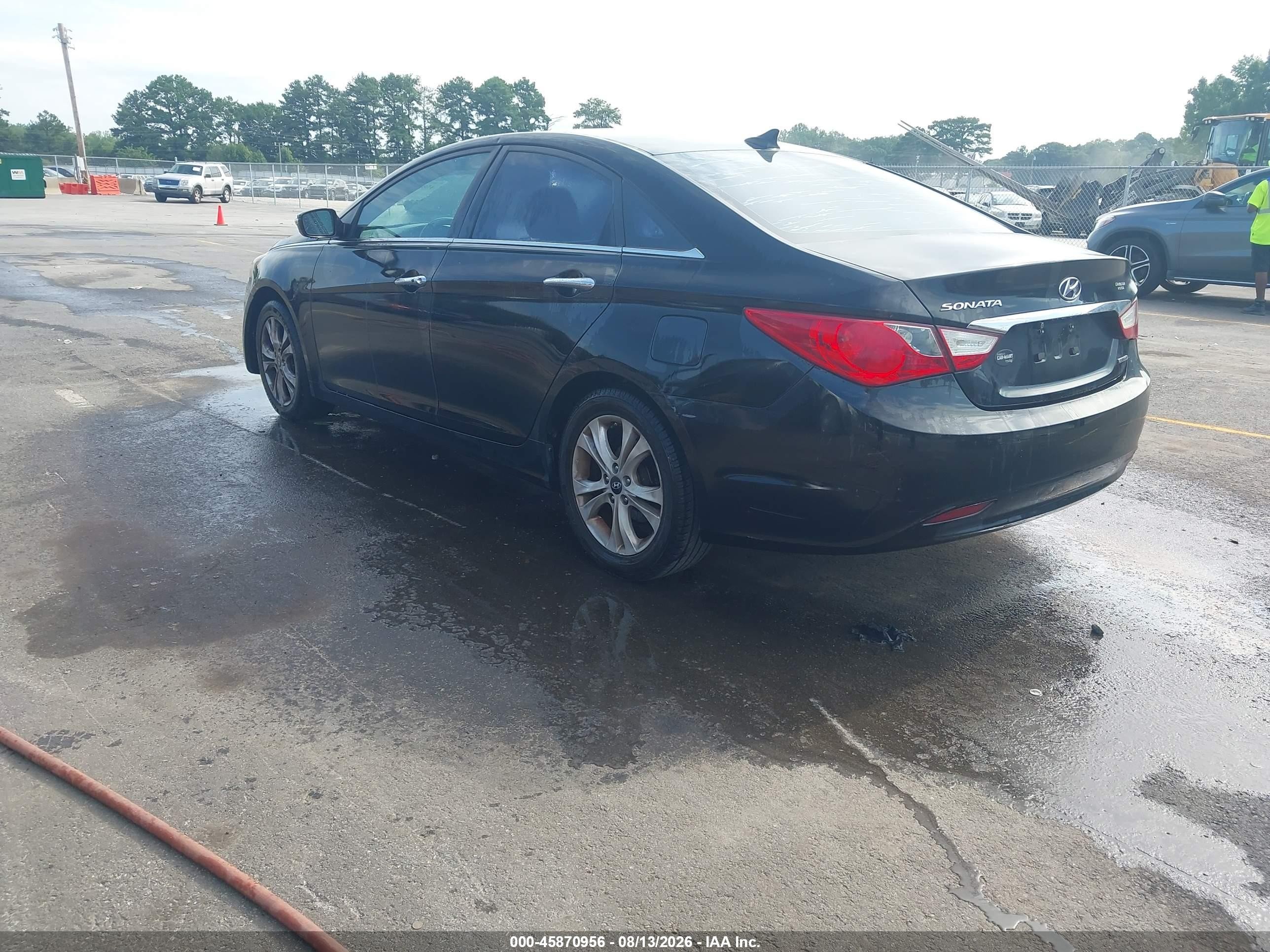 2011 Hyundai Sonata Limited Black vin: 5NPEC4AC9BH034070