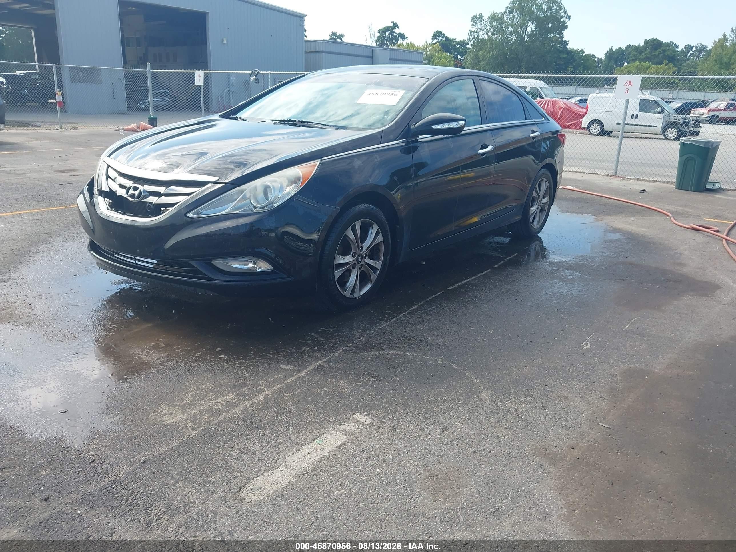 2011 Hyundai Sonata Limited Black vin: 5NPEC4AC9BH034070