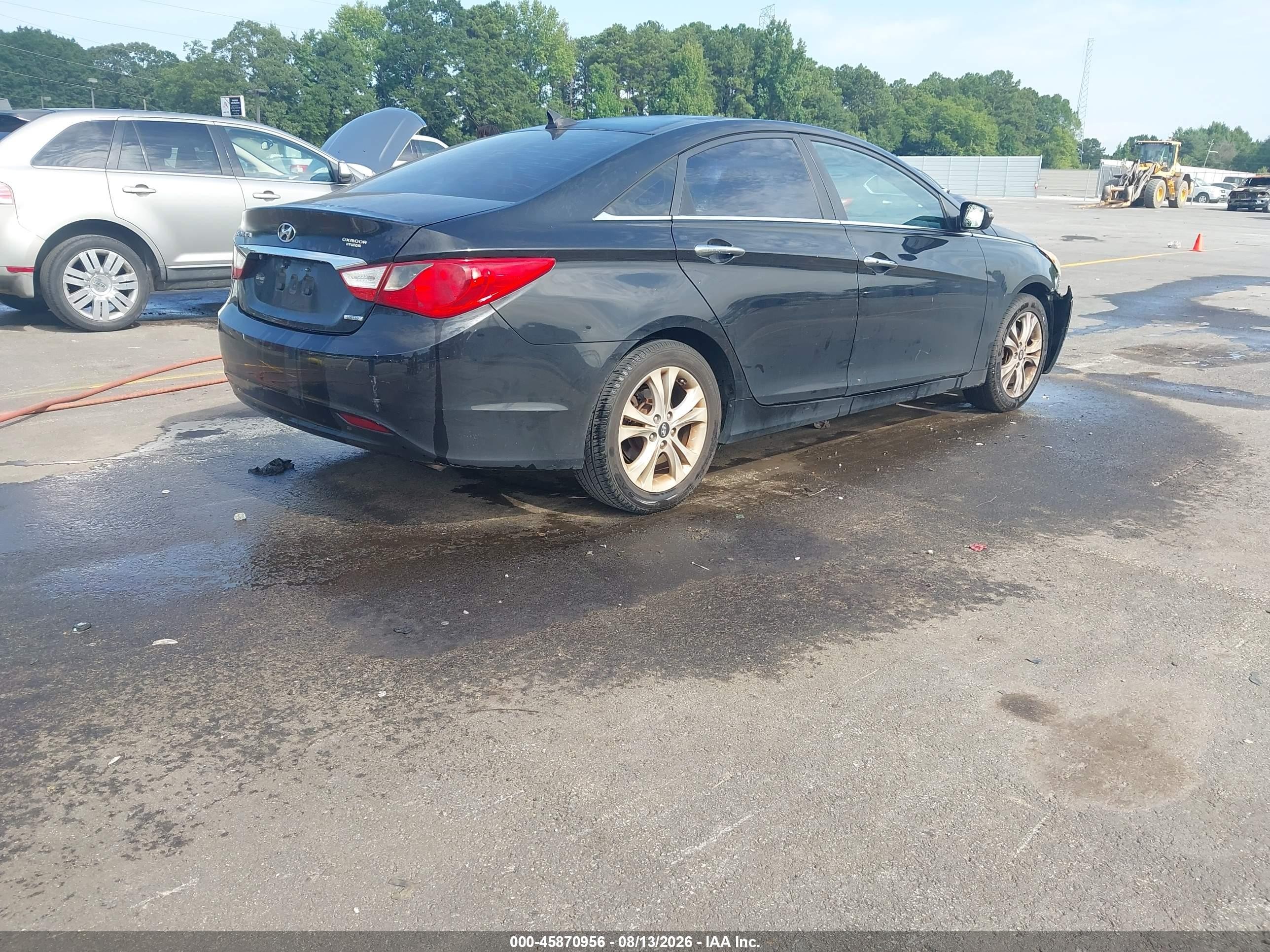 2011 Hyundai Sonata Limited Black vin: 5NPEC4AC9BH034070