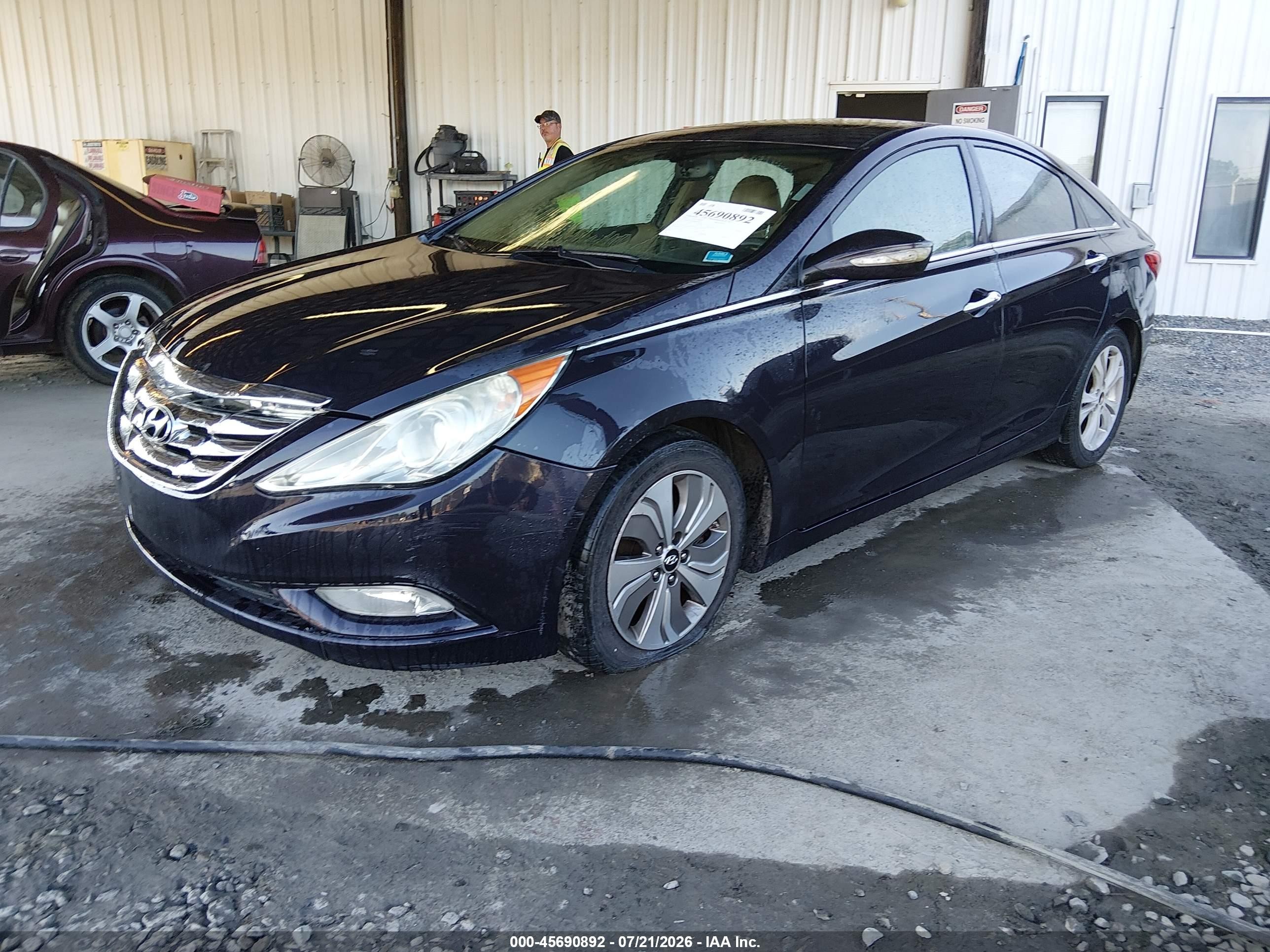 2011 Hyundai Sonata Ltd Black vin: 5NPEC4AC9BH040368