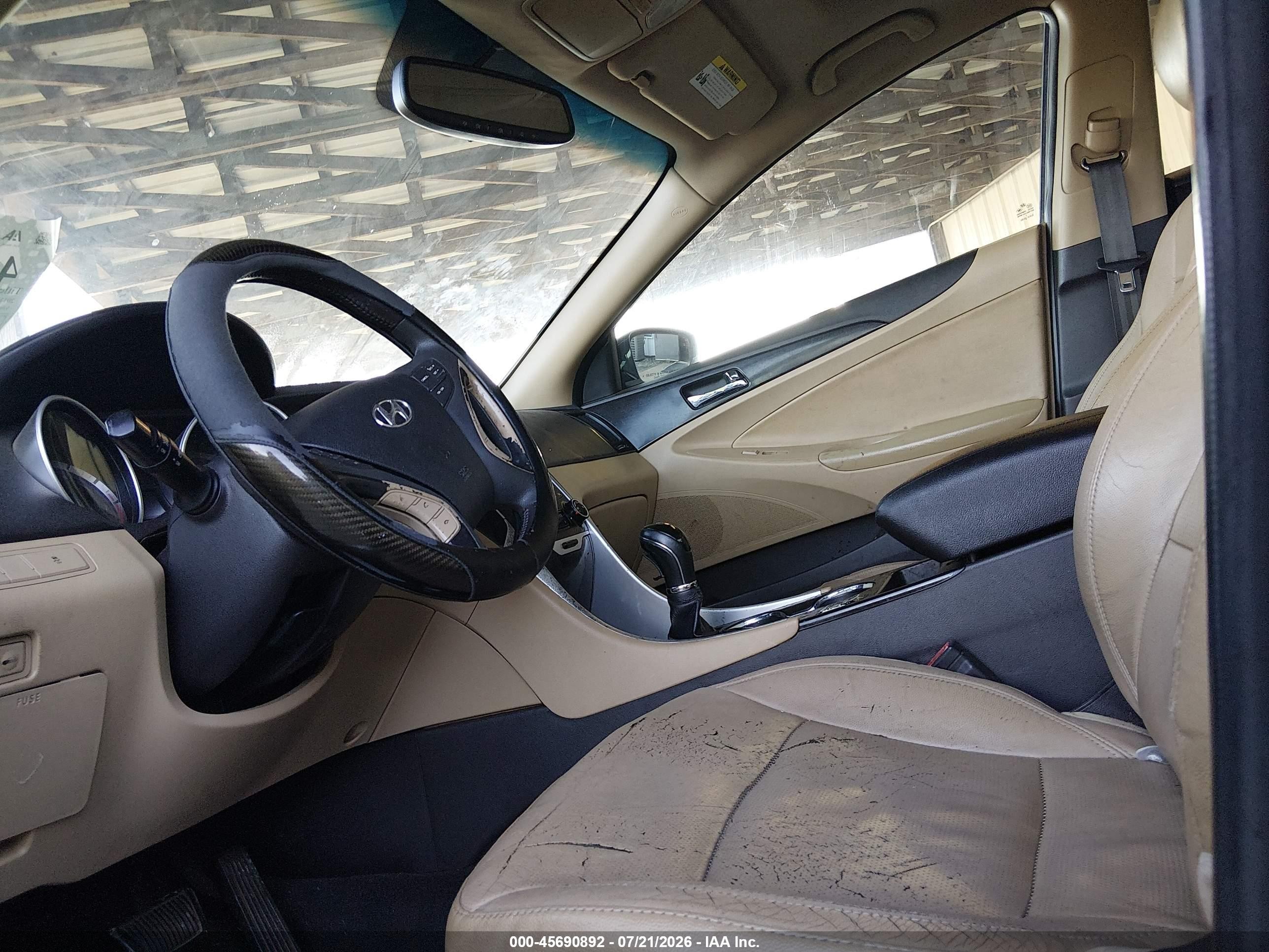 2011 Hyundai Sonata Ltd Black vin: 5NPEC4AC9BH040368