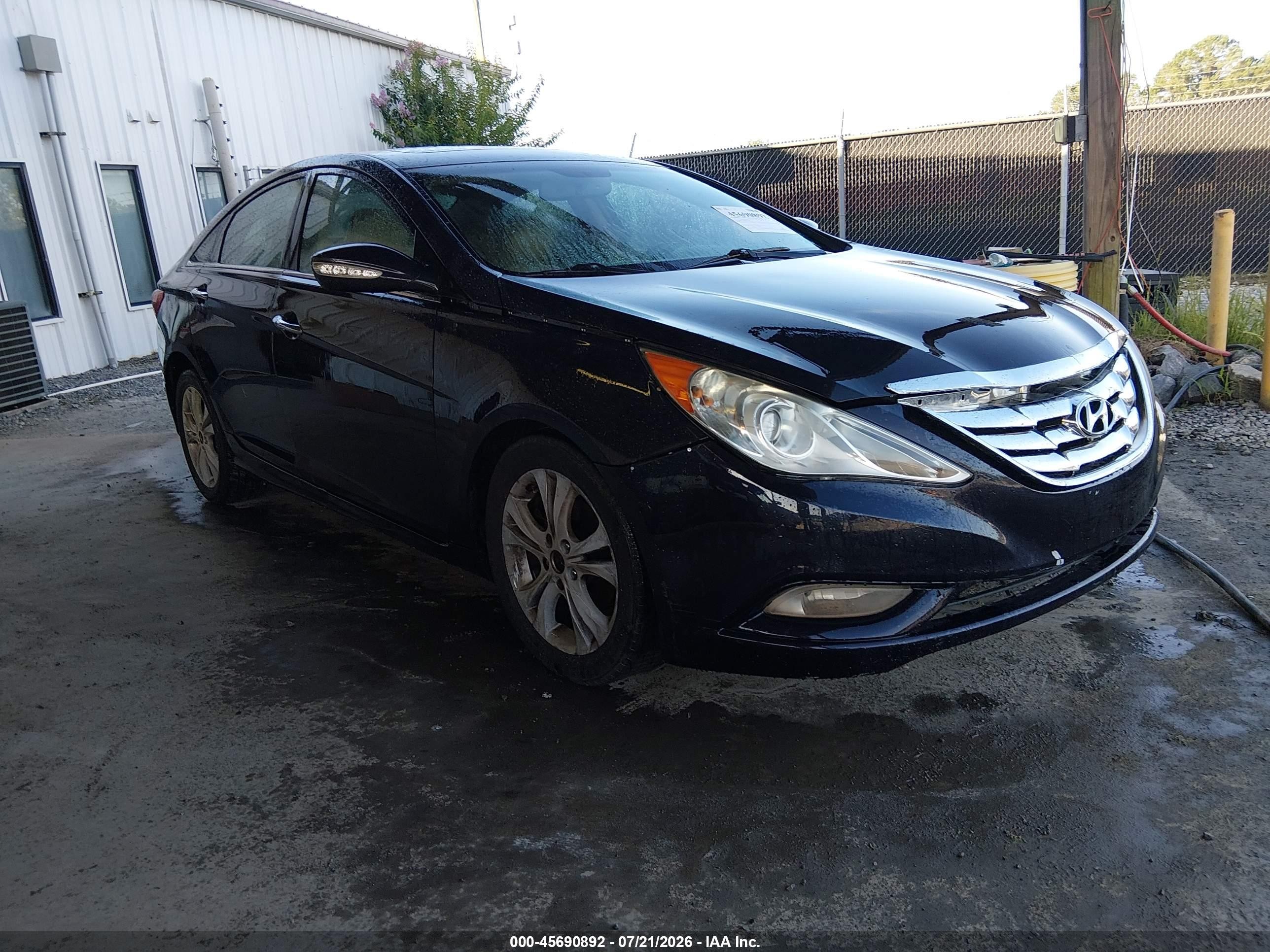 2011 Hyundai Sonata Ltd Black vin: 5NPEC4AC9BH040368