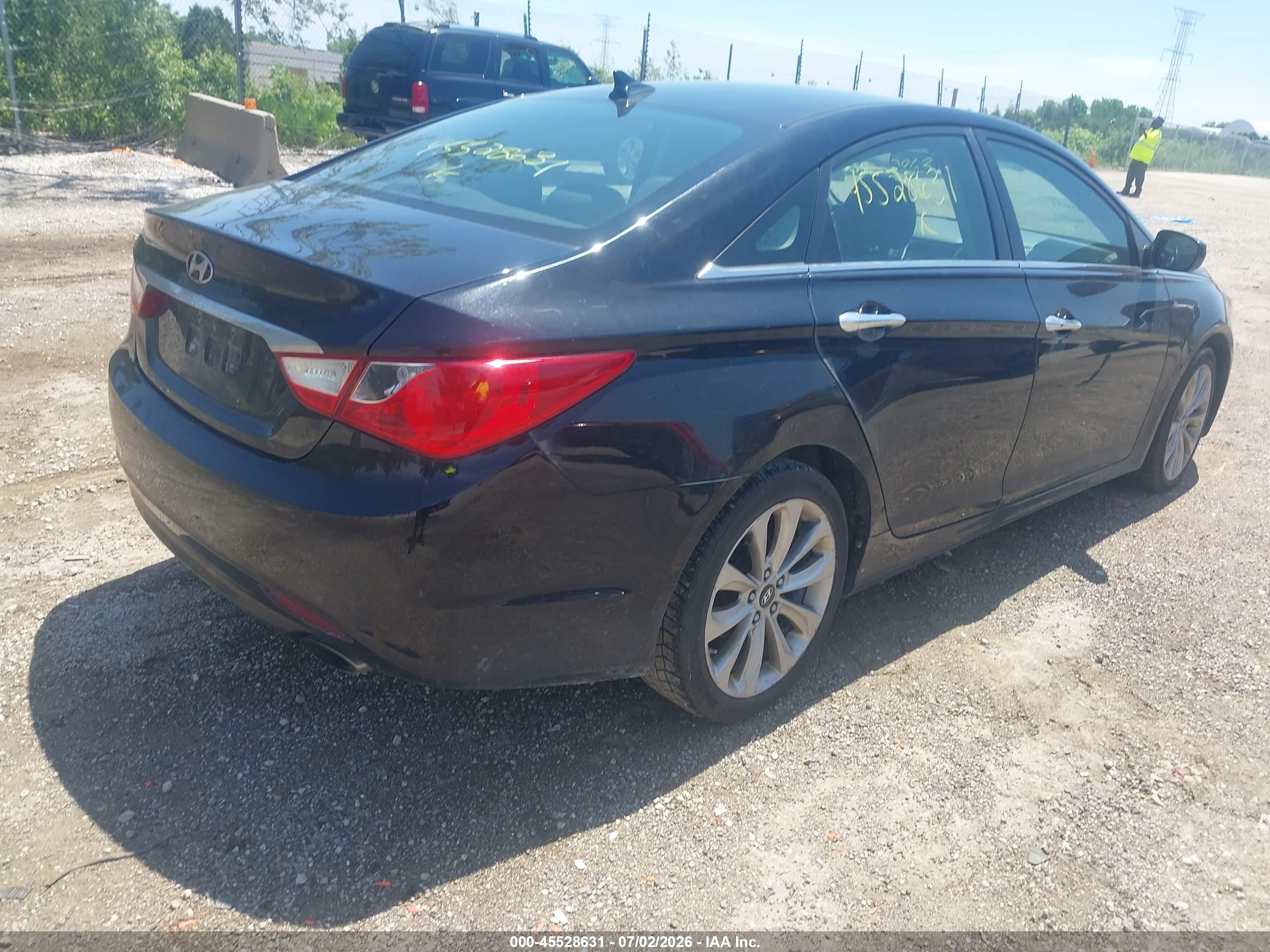 2011 Hyundai Sonata Se Black vin: 5NPEC4AC9BH076187
