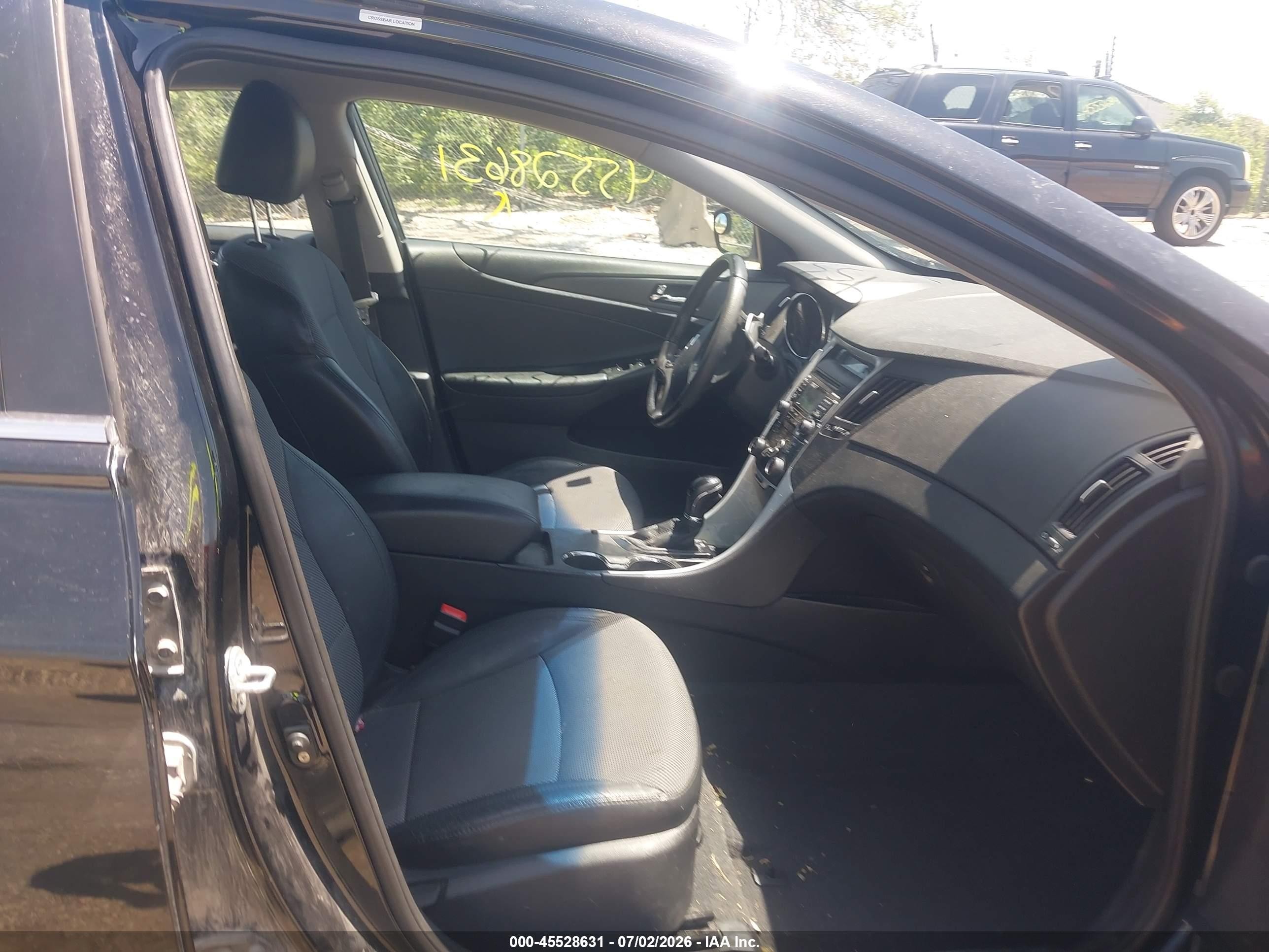 2011 Hyundai Sonata Se Black vin: 5NPEC4AC9BH076187