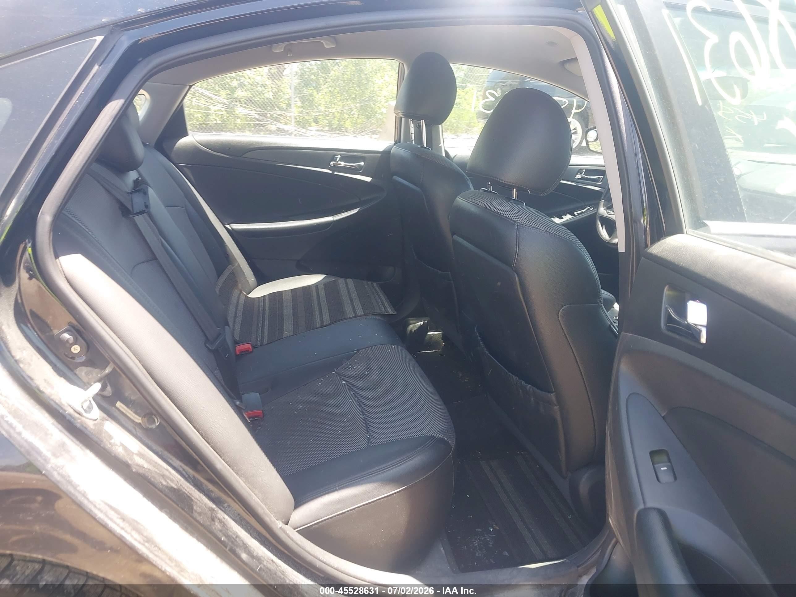 2011 Hyundai Sonata Se Black vin: 5NPEC4AC9BH076187