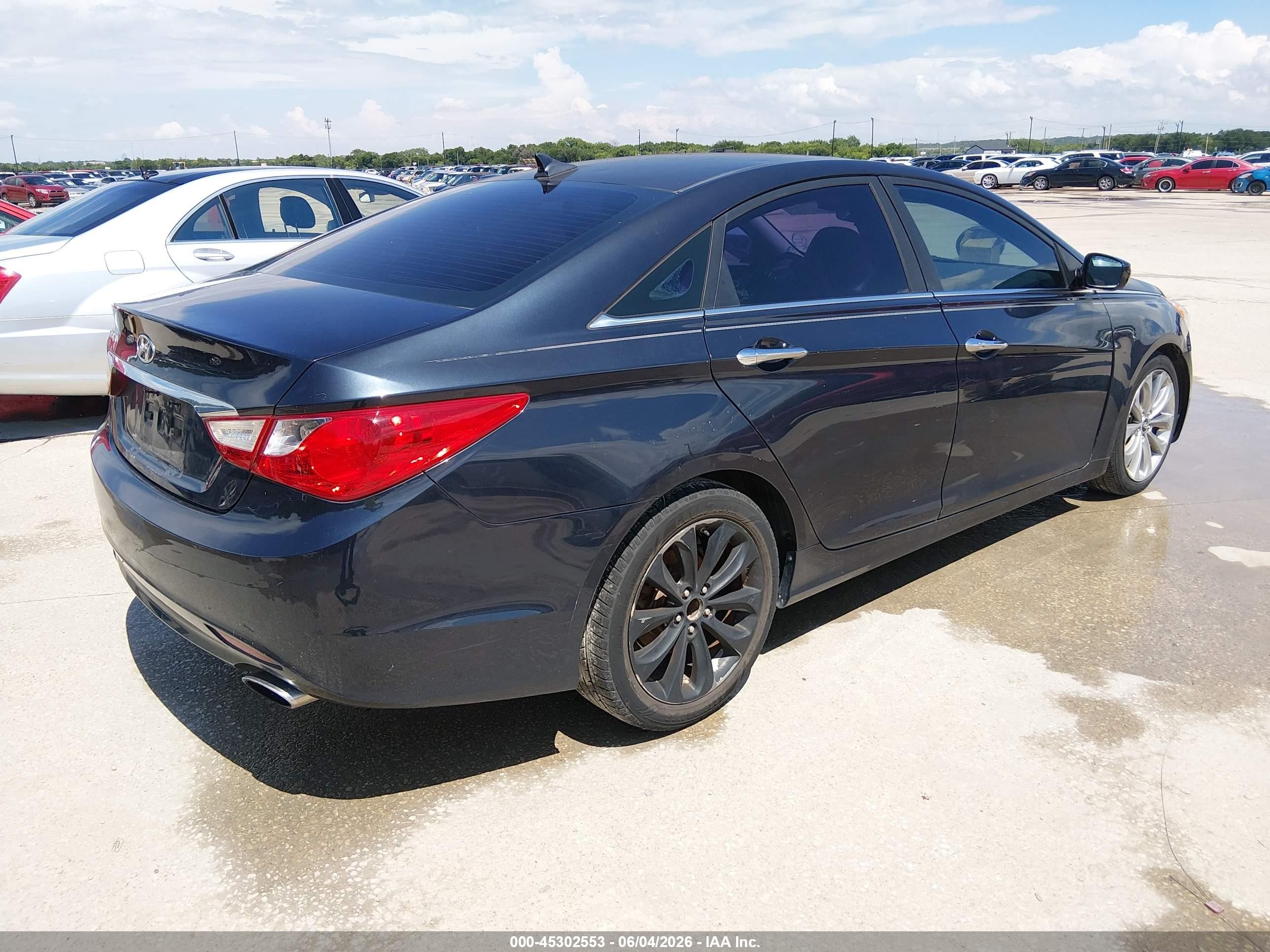 2011 Hyundai Sonata Se Blue vin: 5NPEC4AC9BH117157