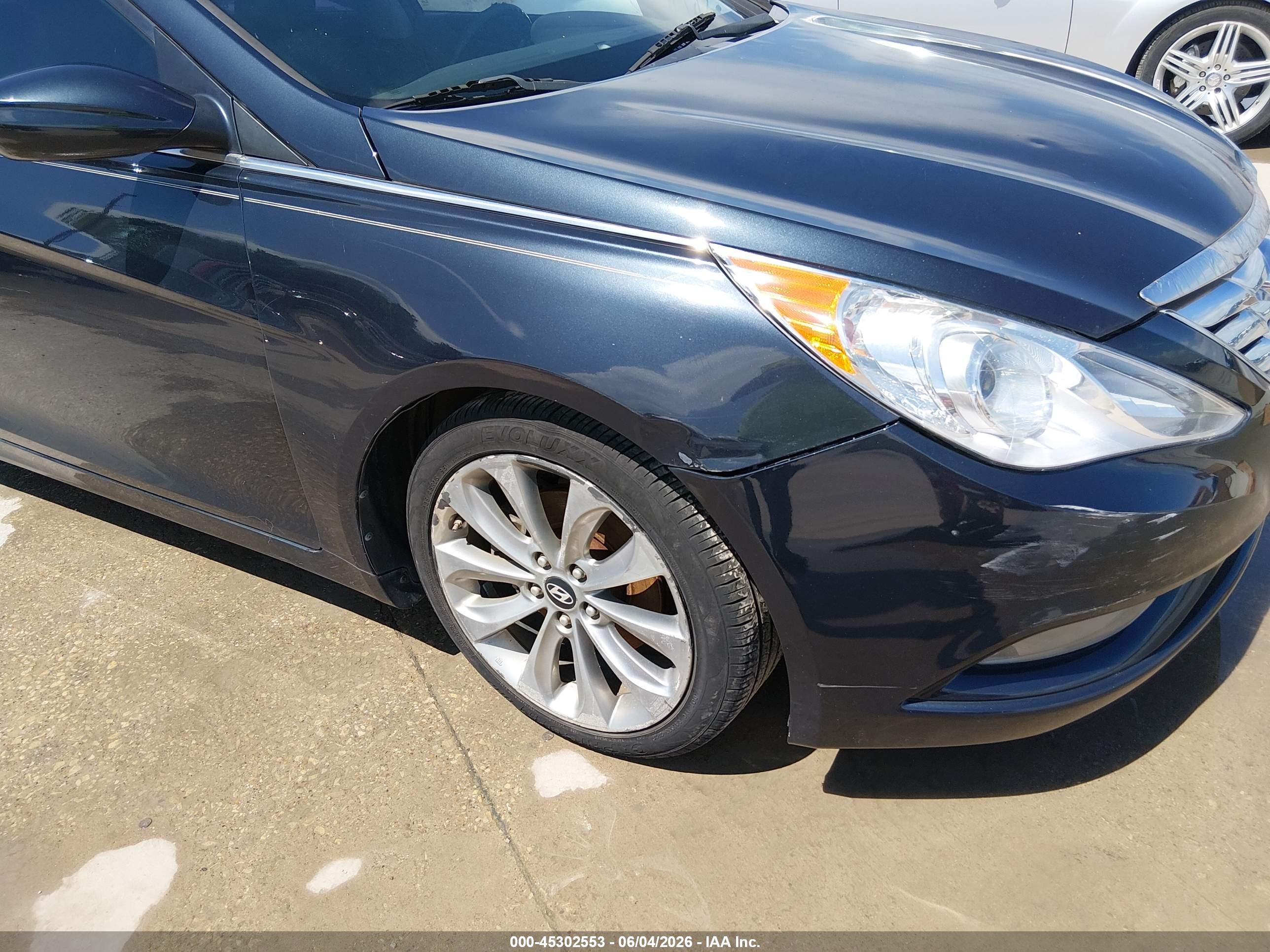 2011 Hyundai Sonata Se Blue vin: 5NPEC4AC9BH117157