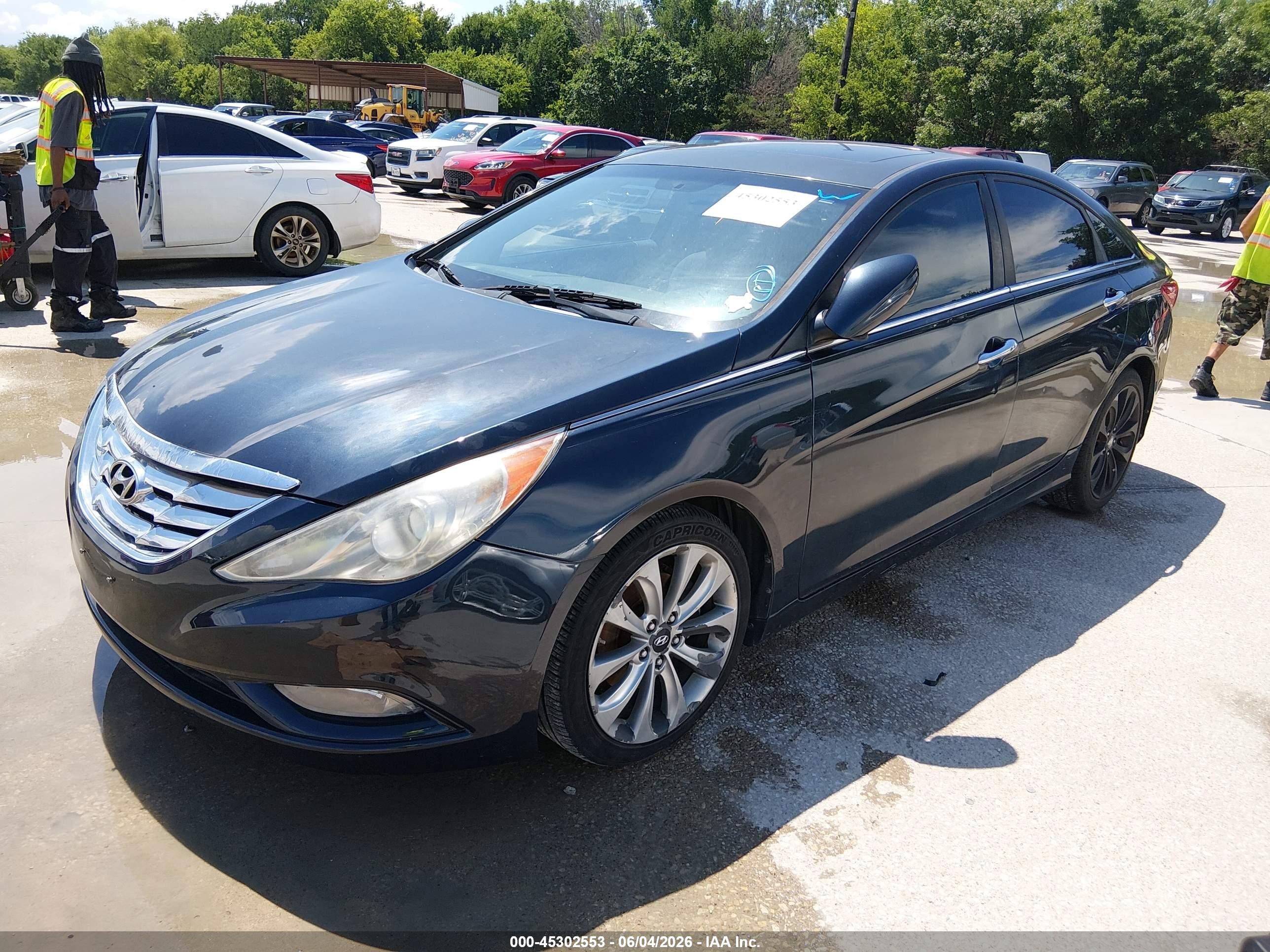 2011 Hyundai Sonata Se Blue vin: 5NPEC4AC9BH117157