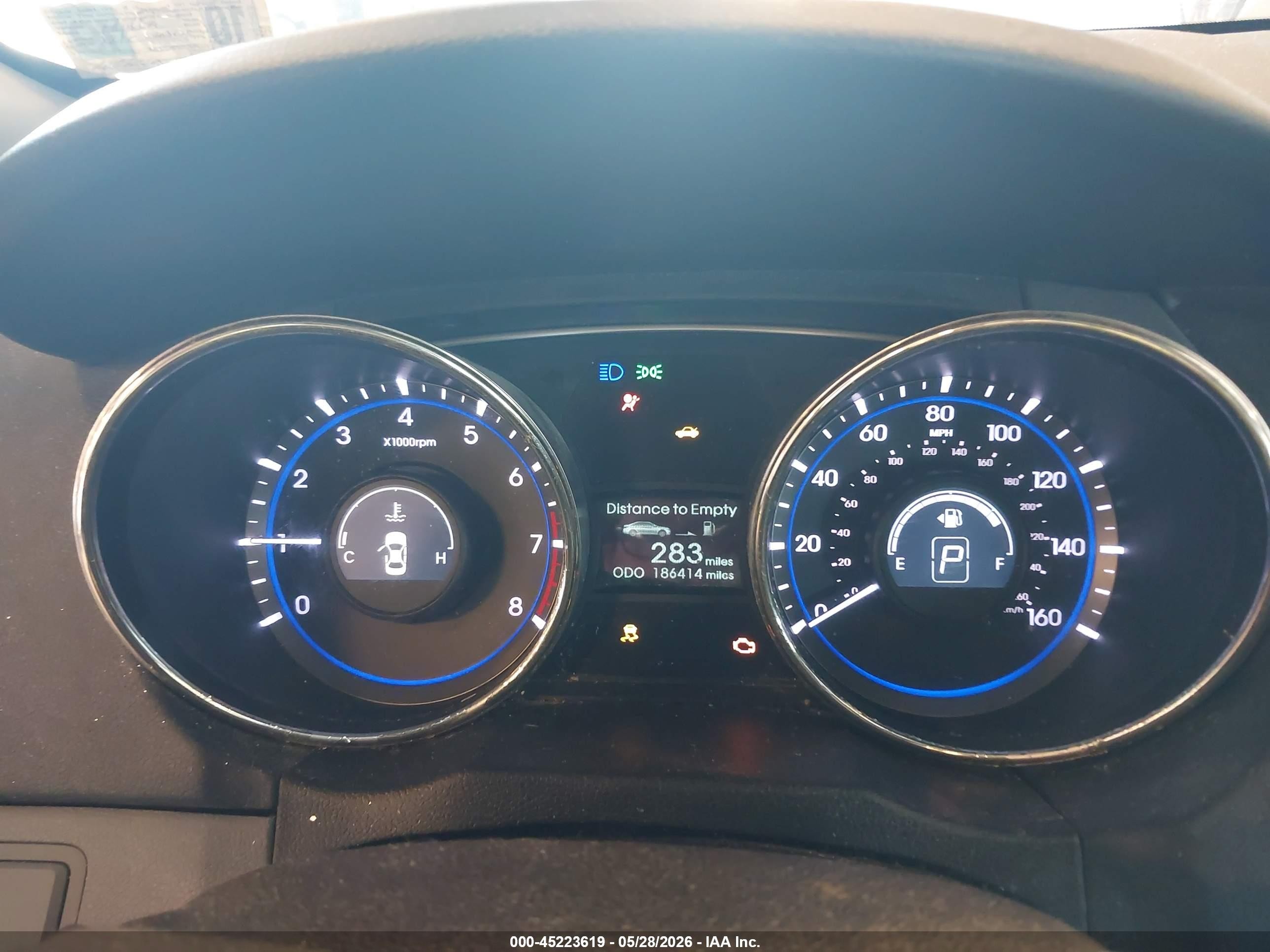 2011 Hyundai Sonata Limited Dark Blue vin: 5NPEC4AC9BH121421