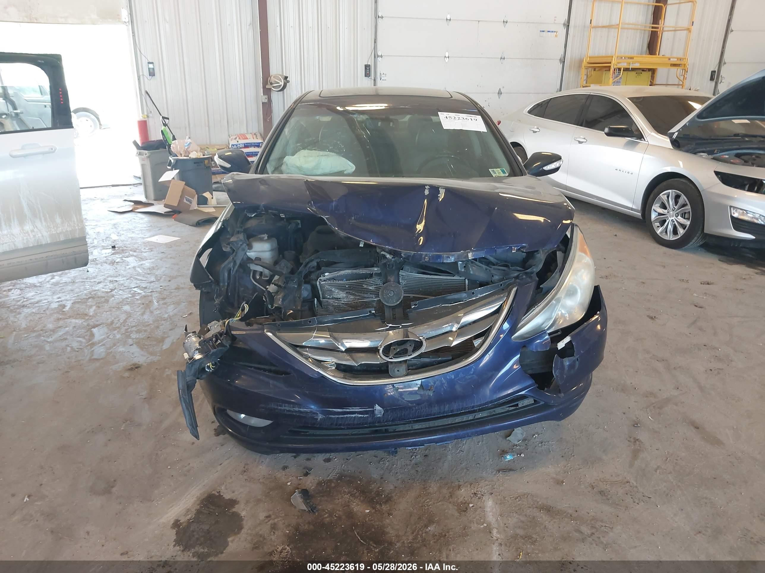 2011 Hyundai Sonata Limited Dark Blue vin: 5NPEC4AC9BH121421