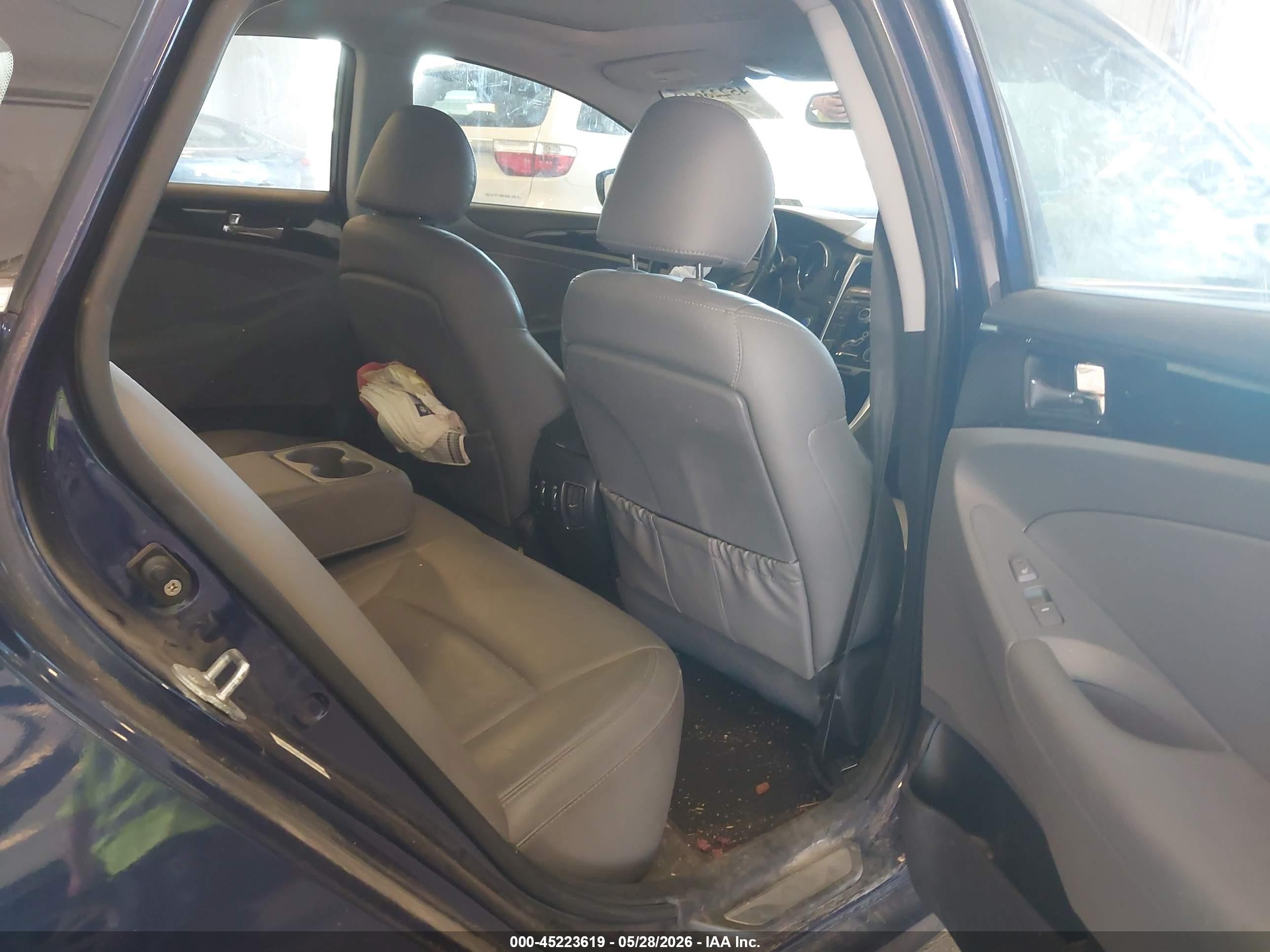 2011 Hyundai Sonata Limited Dark Blue vin: 5NPEC4AC9BH121421