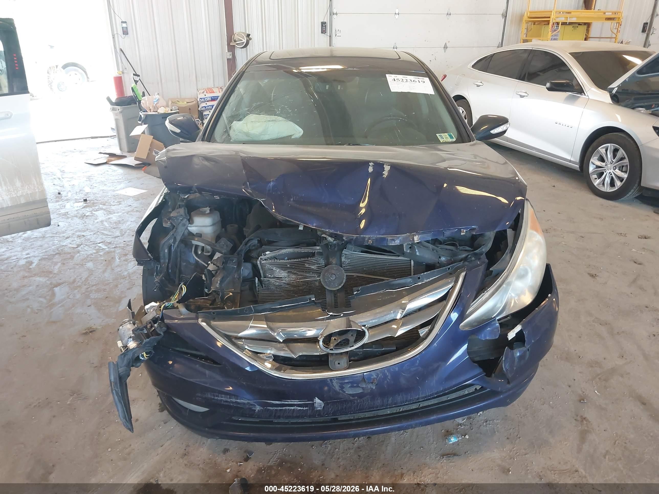 2011 Hyundai Sonata Limited Dark Blue vin: 5NPEC4AC9BH121421