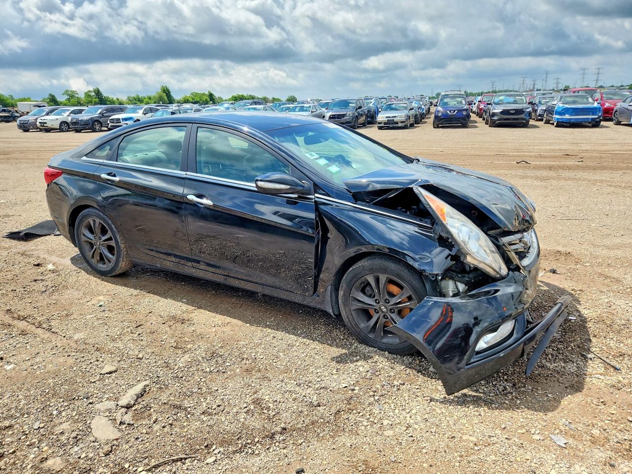 2011 Hyundai Sonata Limited Black vin: 5NPEC4AC9BH124691