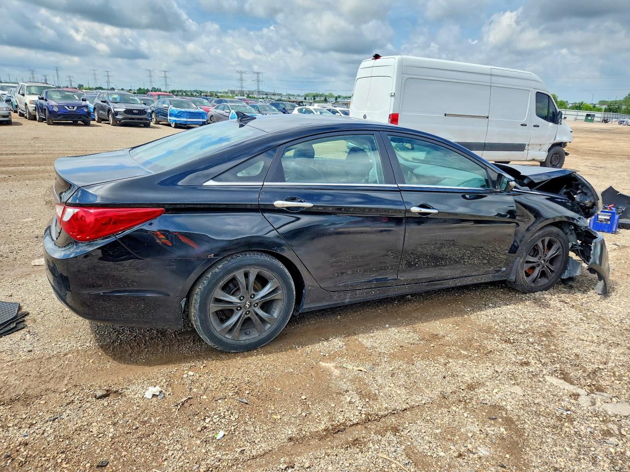 2011 Hyundai Sonata Limited Black vin: 5NPEC4AC9BH124691