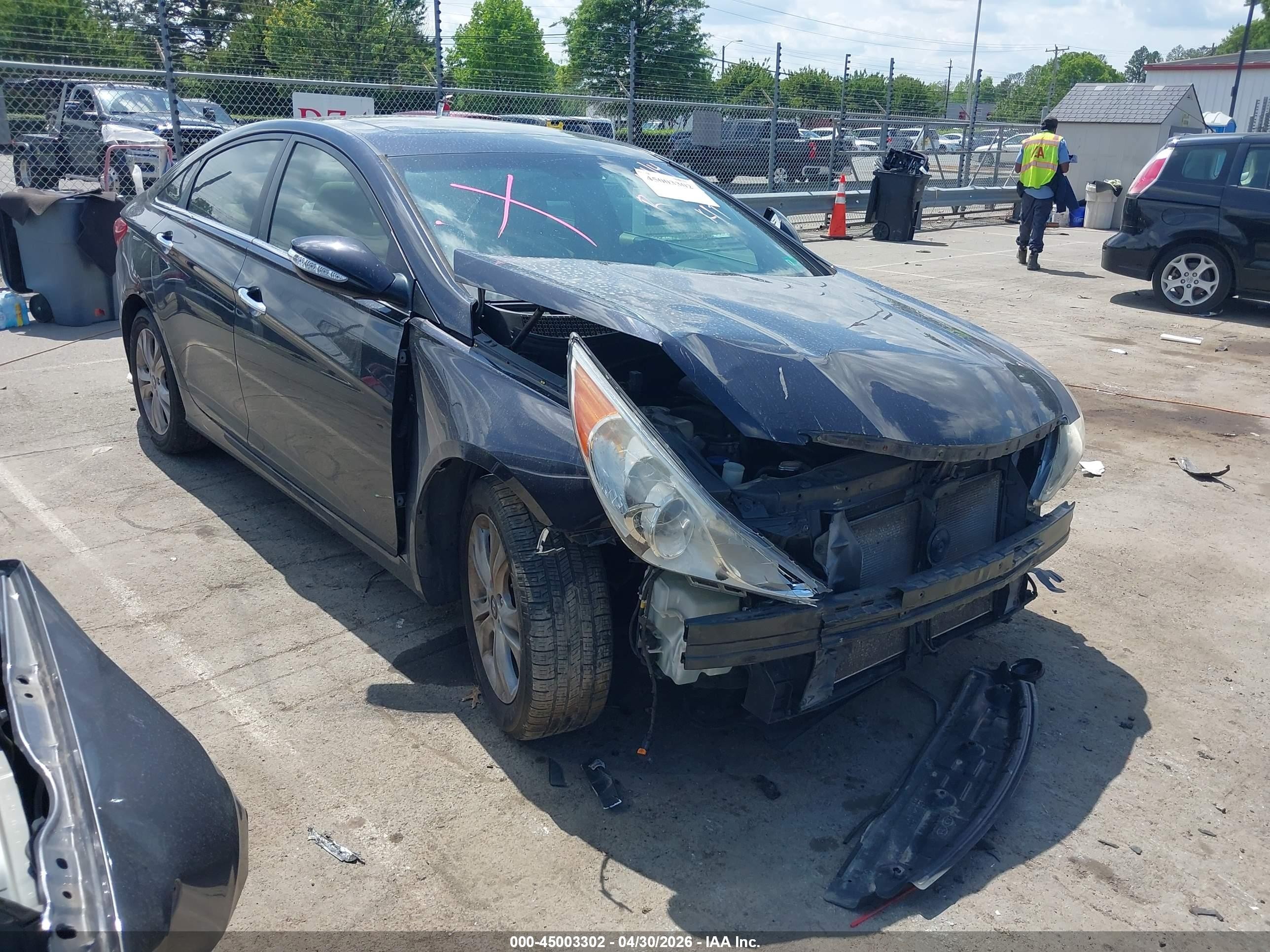 2011 Hyundai Sonata Limited Blue vin: 5NPEC4AC9BH130751