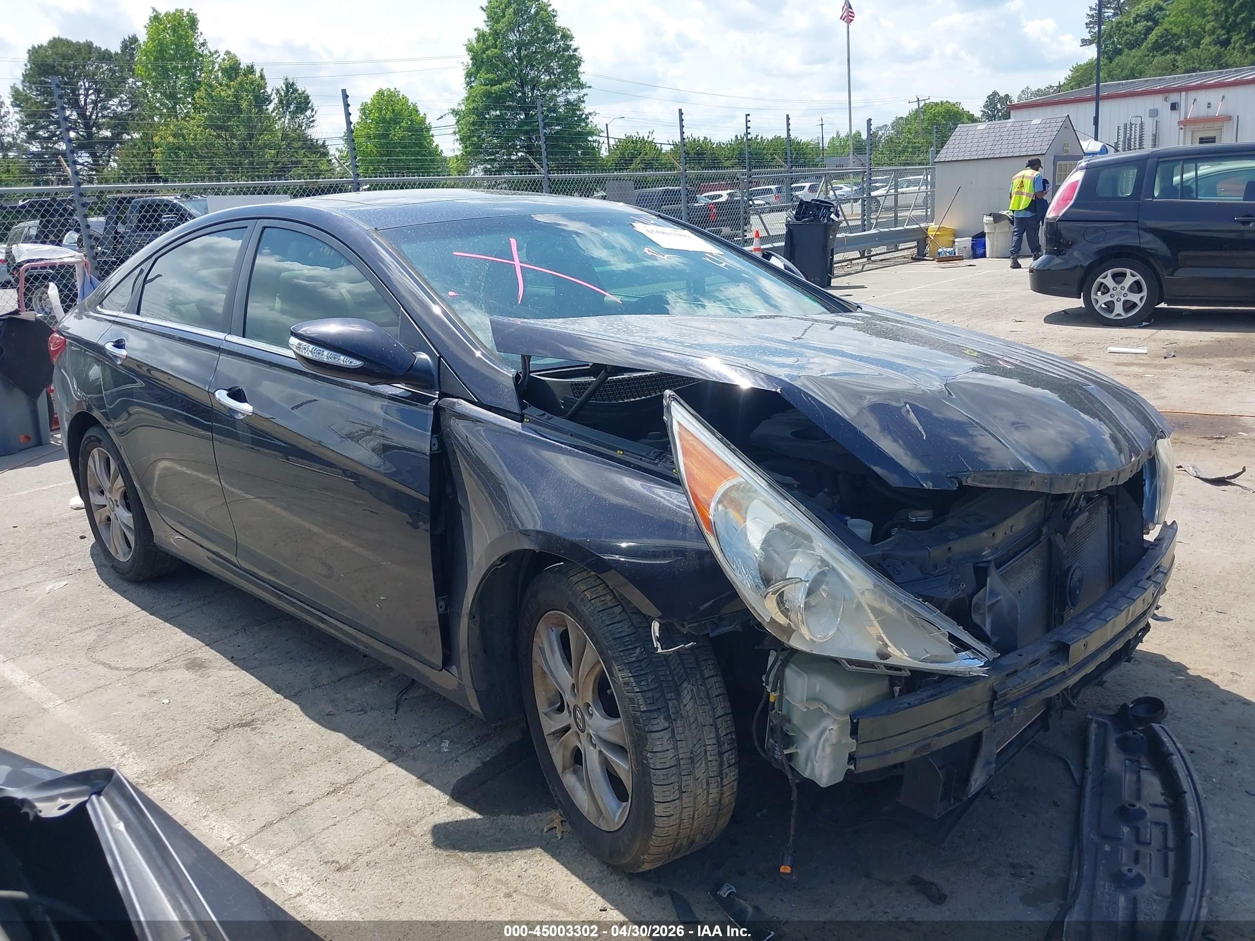 2011 Hyundai Sonata Limited Синий vin: 5NPEC4AC9BH130751
