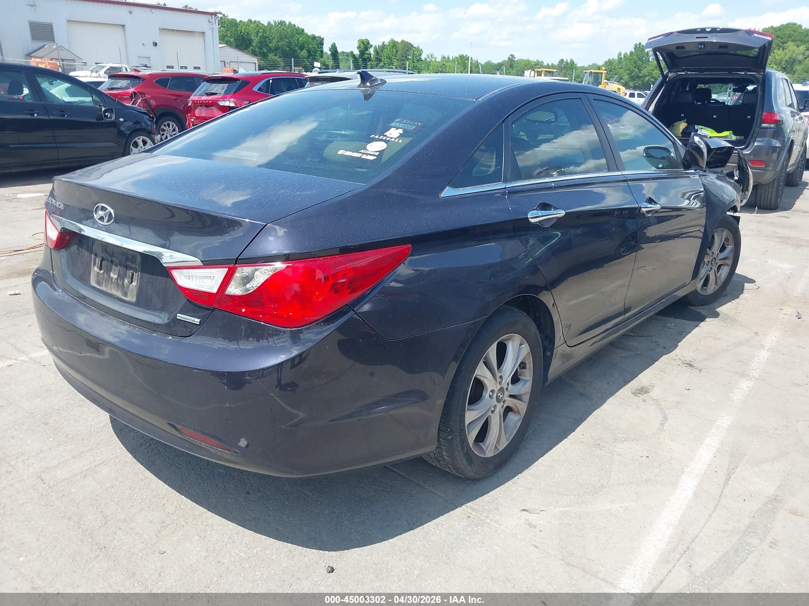 2011 Hyundai Sonata Limited Синий vin: 5NPEC4AC9BH130751