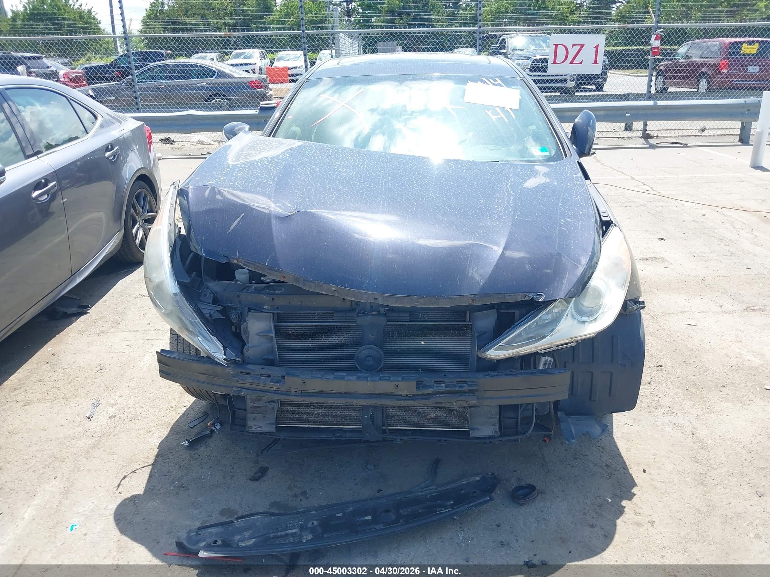 2011 Hyundai Sonata Limited Синий vin: 5NPEC4AC9BH130751