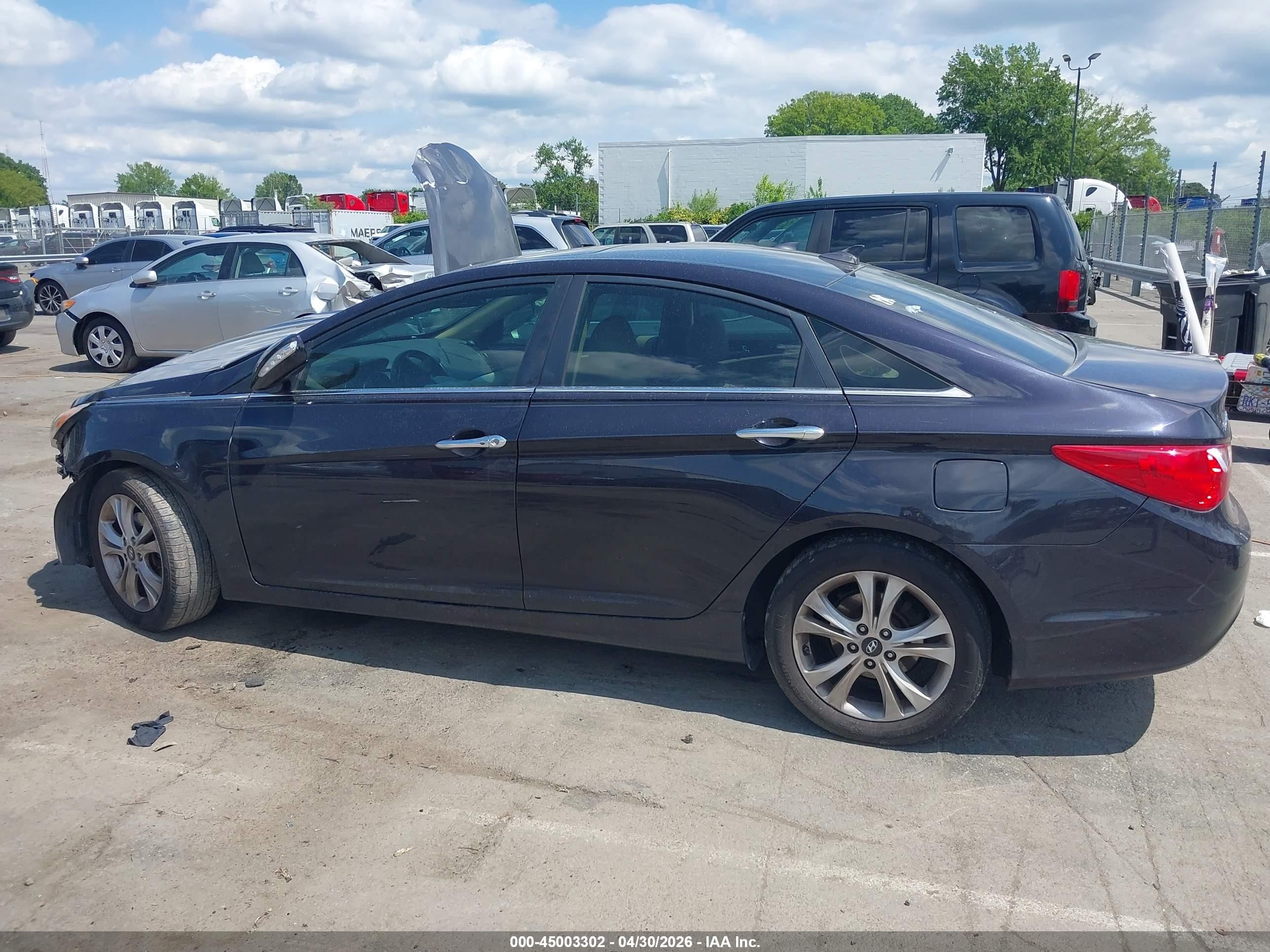2011 Hyundai Sonata Limited Синий vin: 5NPEC4AC9BH130751