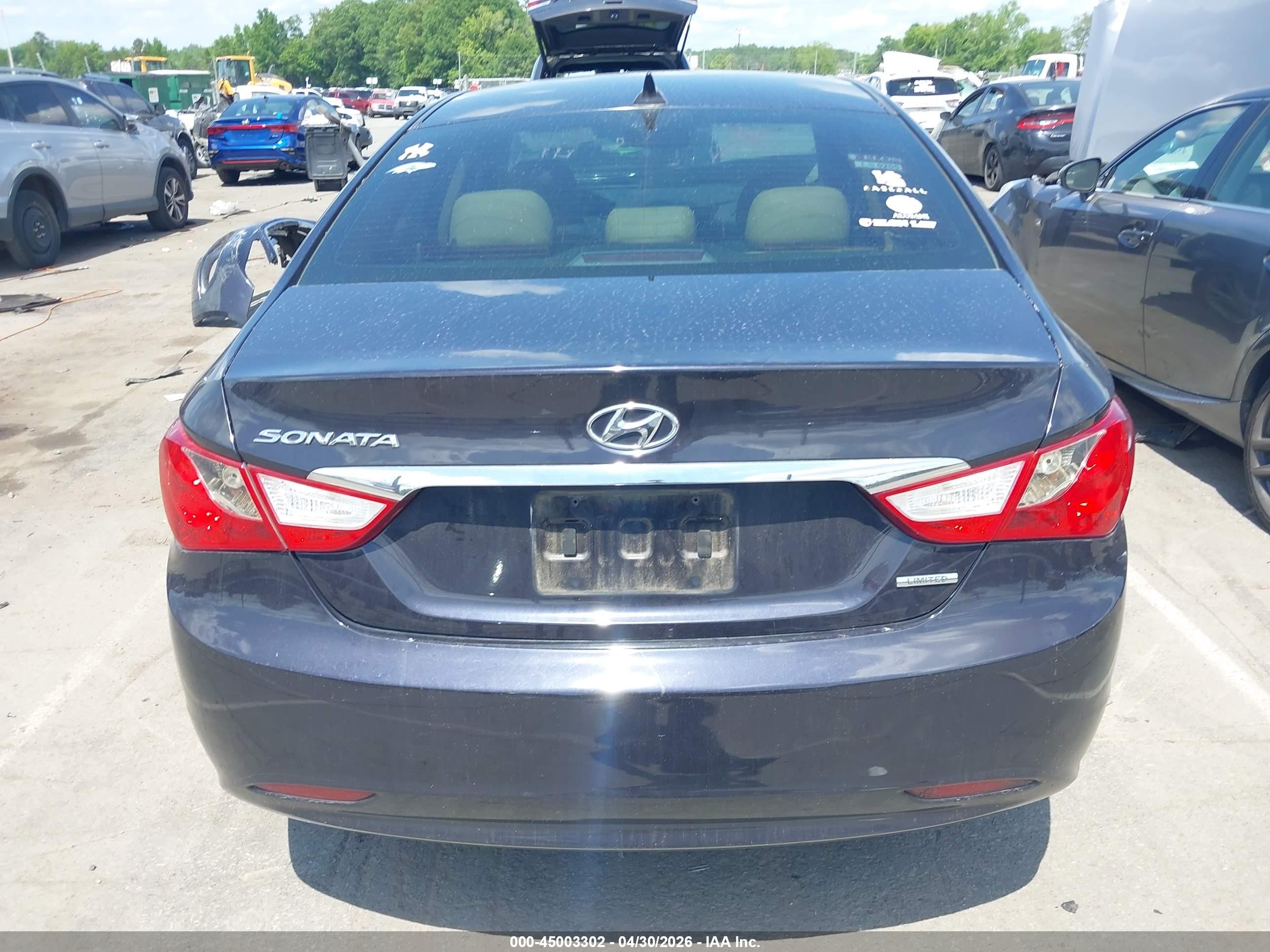 2011 Hyundai Sonata Limited Синий vin: 5NPEC4AC9BH130751