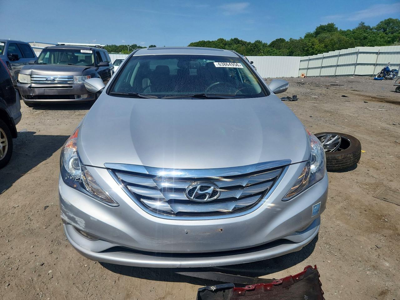 2011 Hyundai Sonata Limited Silver vin: 5NPEC4AC9BH131236