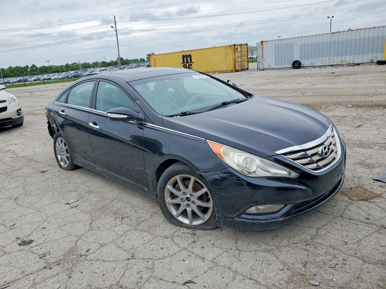 2011 Hyundai Sonata Limited Black vin: 5NPEC4AC9BH133651