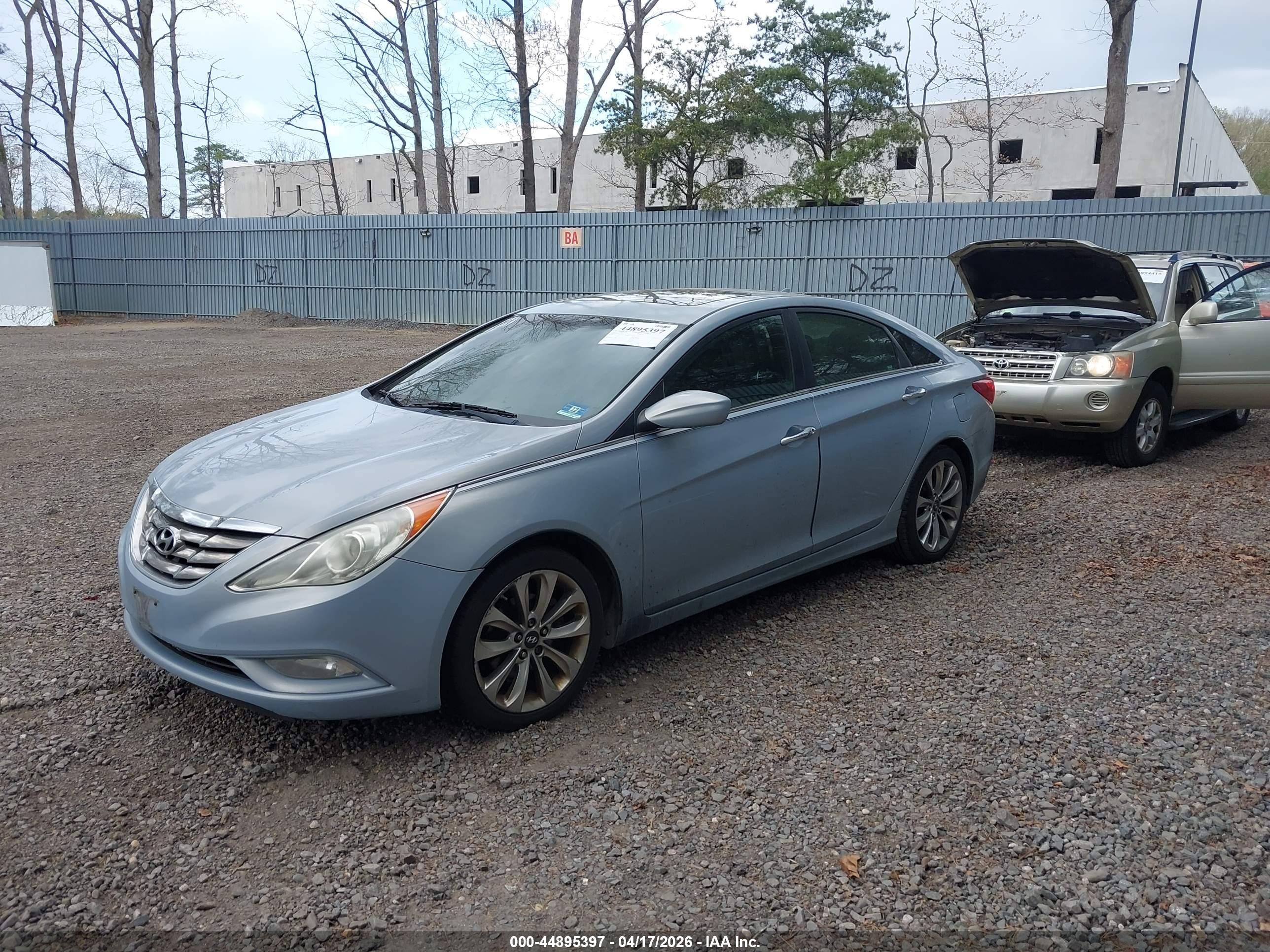 2011 Hyundai Sonata Se Light Blue vin: 5NPEC4AC9BH153625