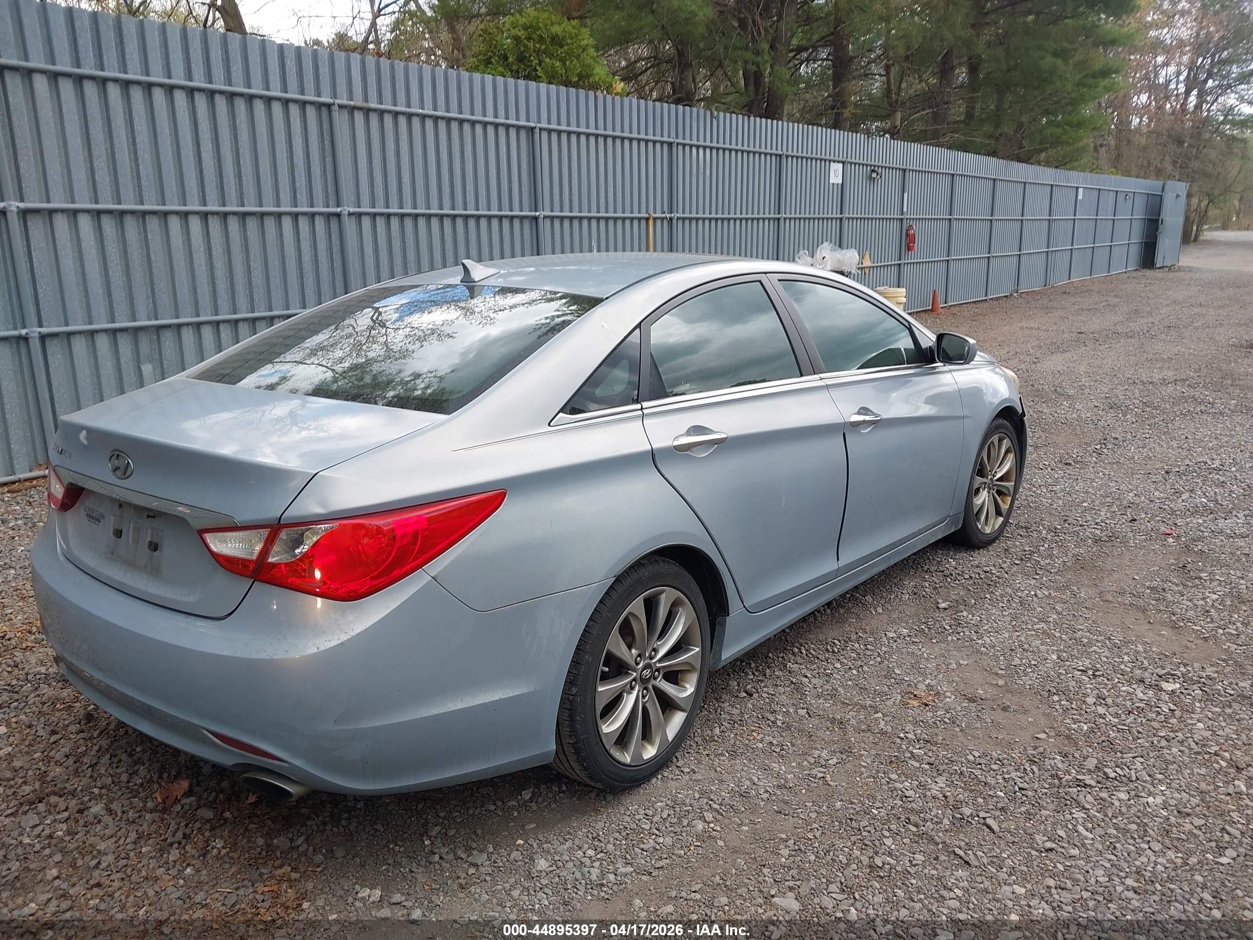 2011 Hyundai Sonata Se Light Blue vin: 5NPEC4AC9BH153625