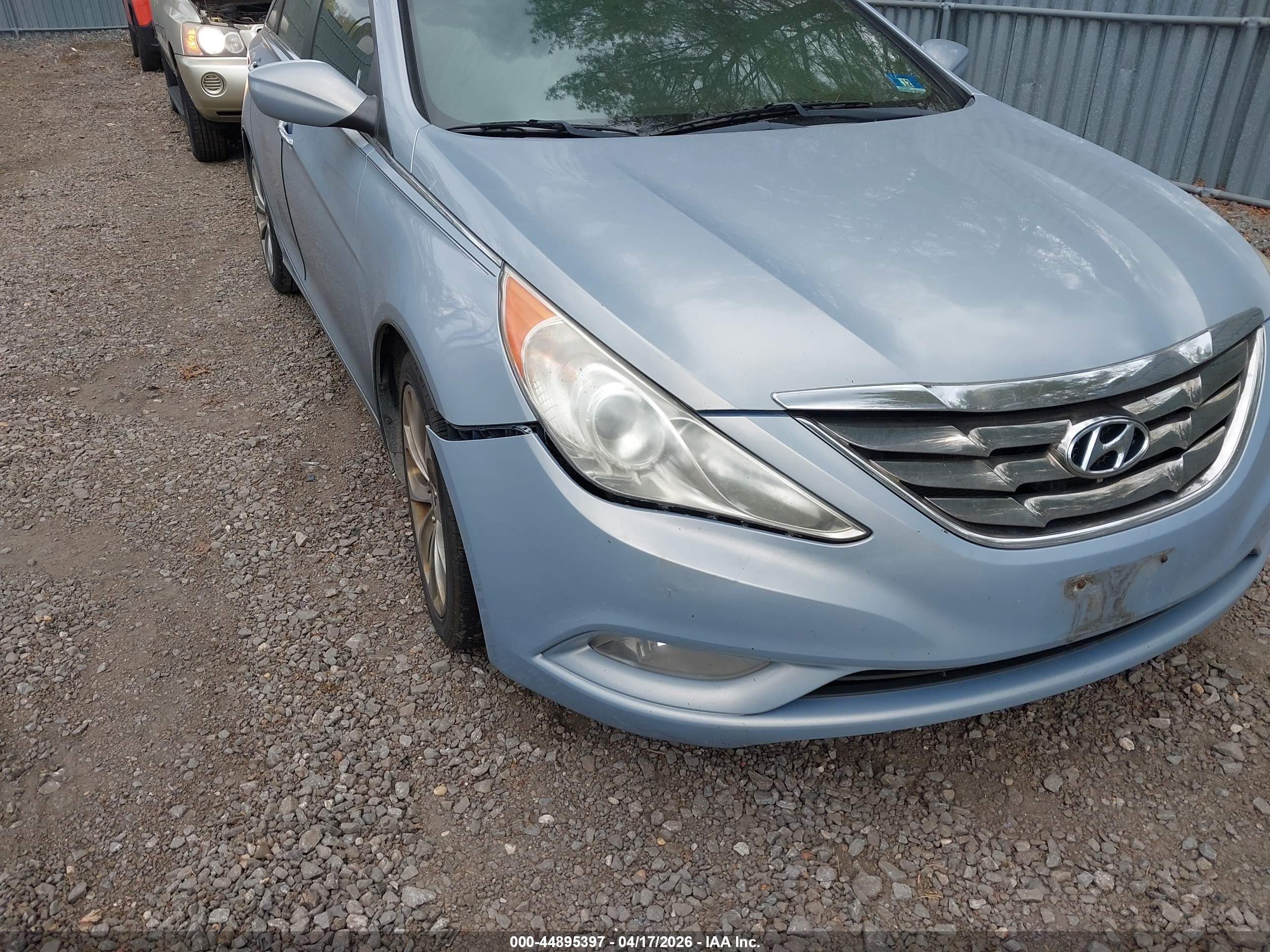 2011 Hyundai Sonata Se Light Blue vin: 5NPEC4AC9BH153625