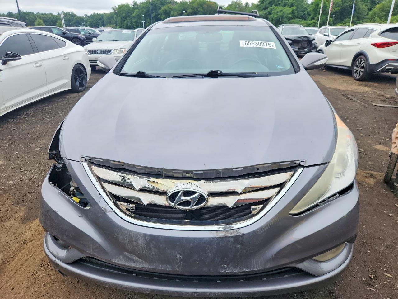 2011 Hyundai Sonata Limited Gray vin: 5NPEC4AC9BH156914