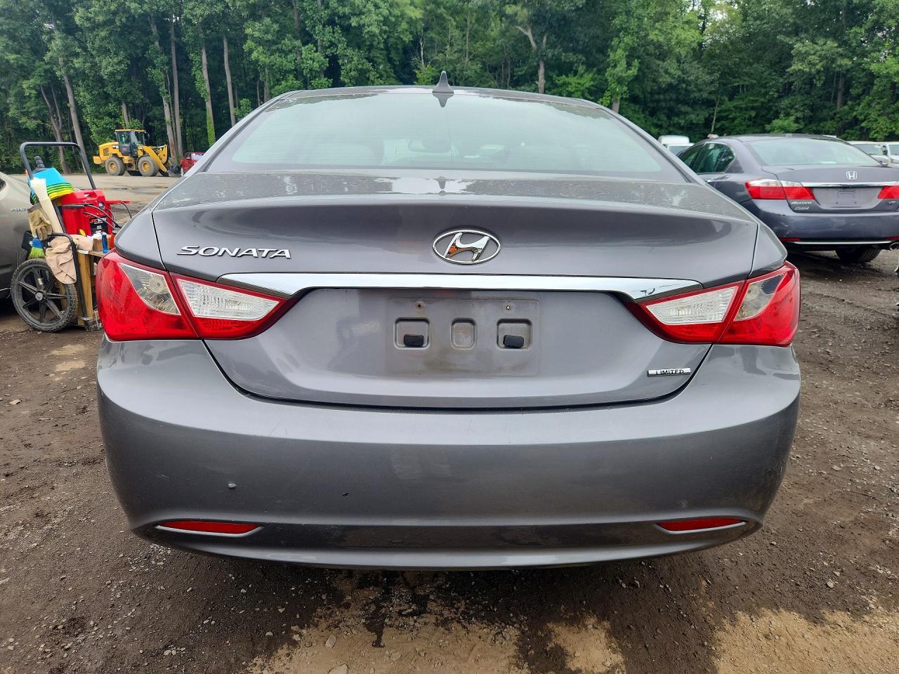 2011 Hyundai Sonata Limited Gray vin: 5NPEC4AC9BH156914