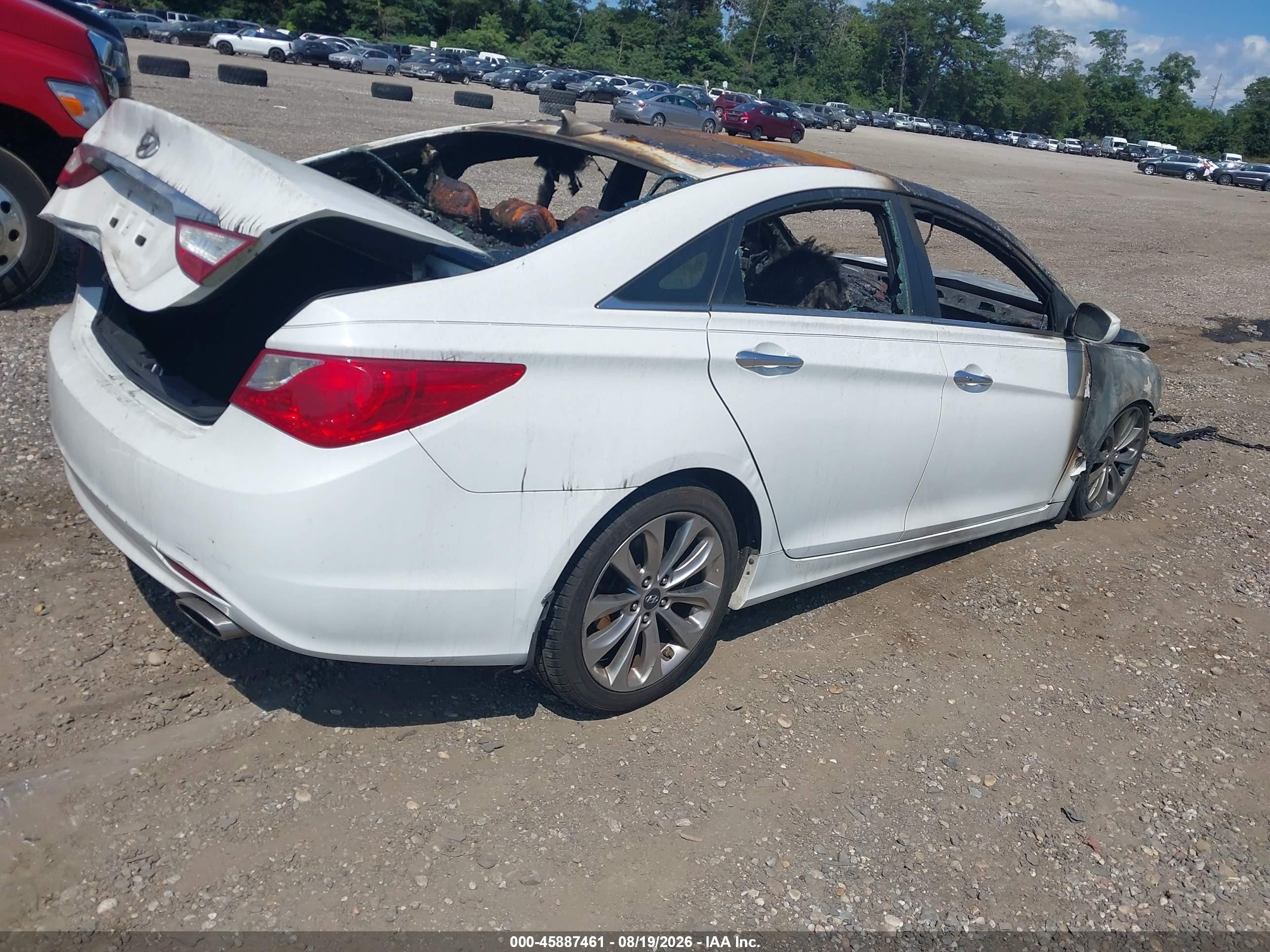 2011 Hyundai Sonata Se Белый vin: 5NPEC4AC9BH180288